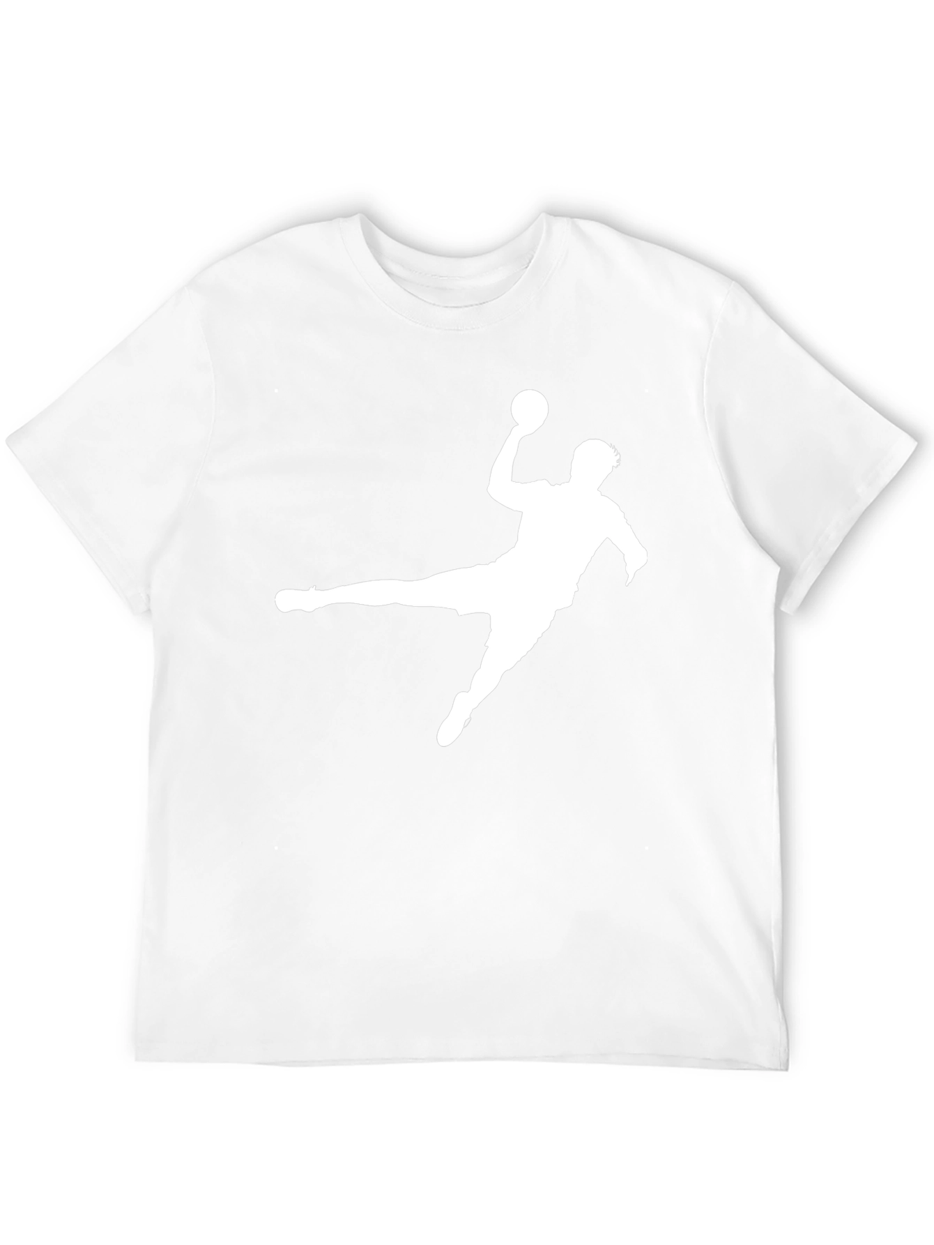 Handball Player Graphic T-Shirt - Black