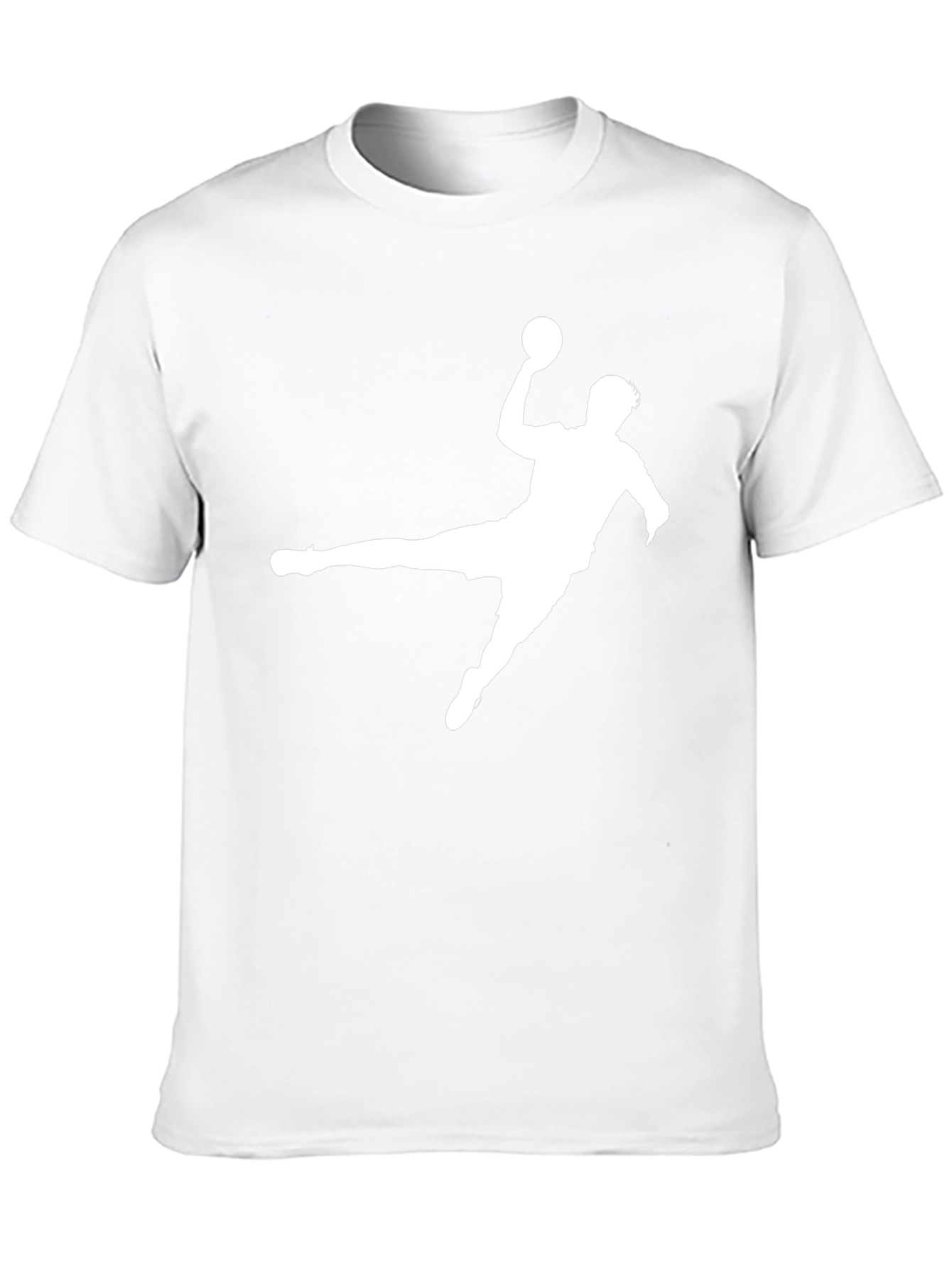 Handball Player Graphic T-Shirt - Black
