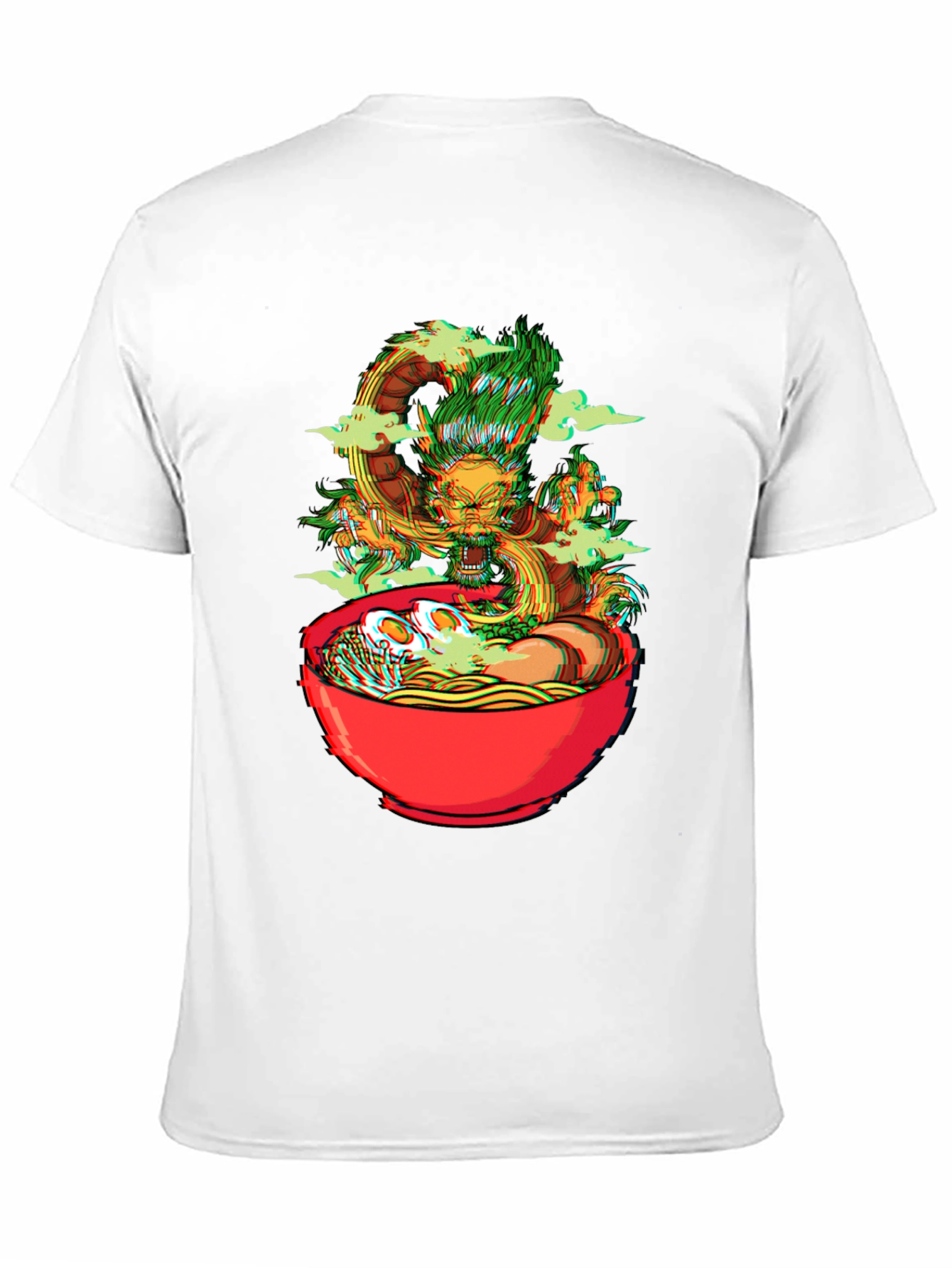Dragon Ramen Graphic Tee - Black Cotton T-Shirt