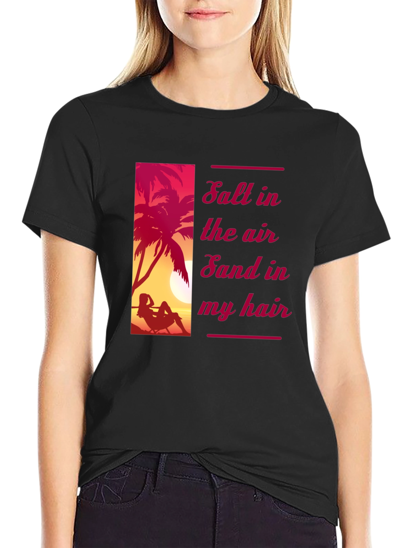 Salt Air Sand Hair Graphic Tee