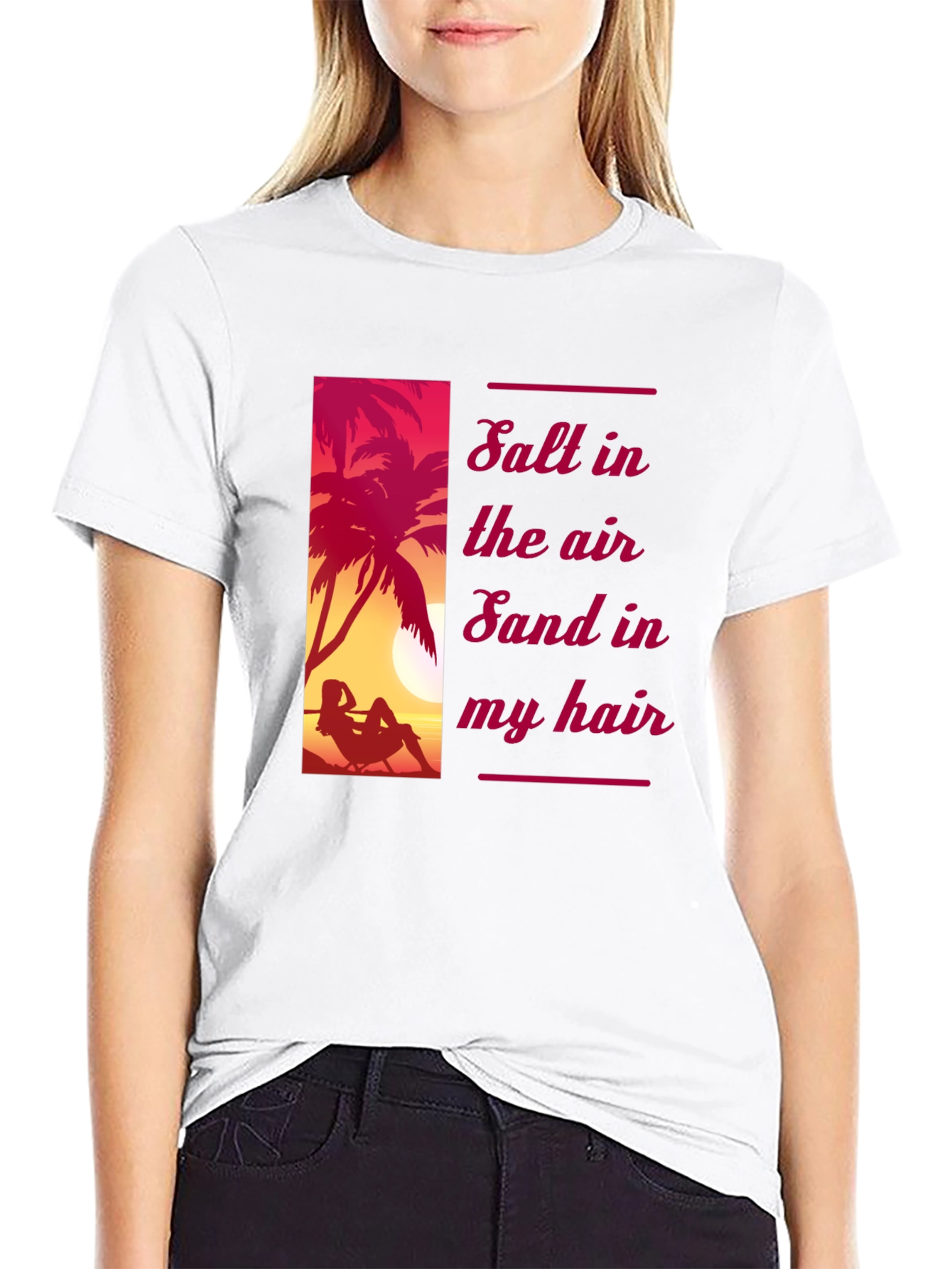 Salt Air Sand Hair Graphic Tee