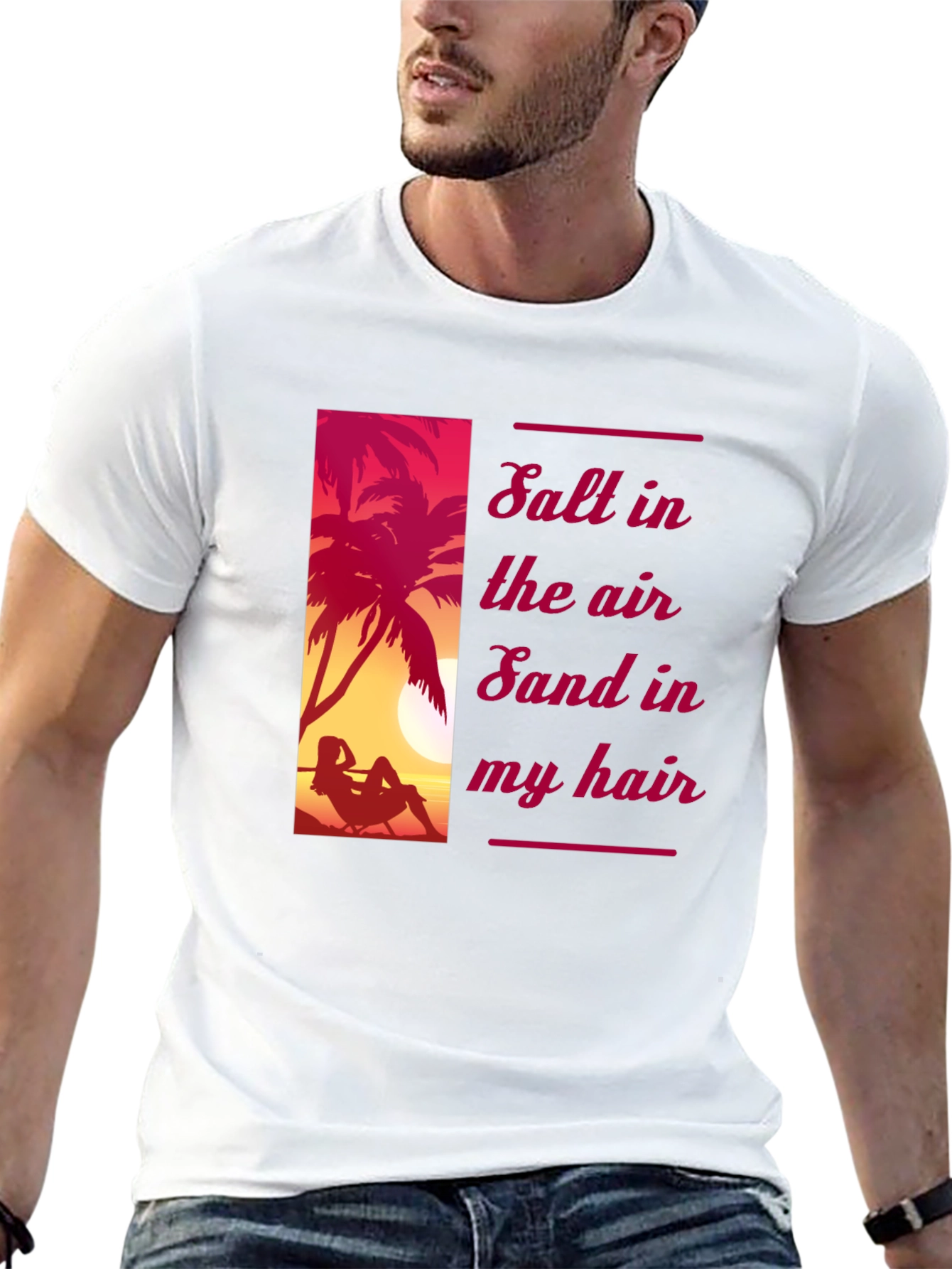 Salt Air Sand Hair Graphic Tee