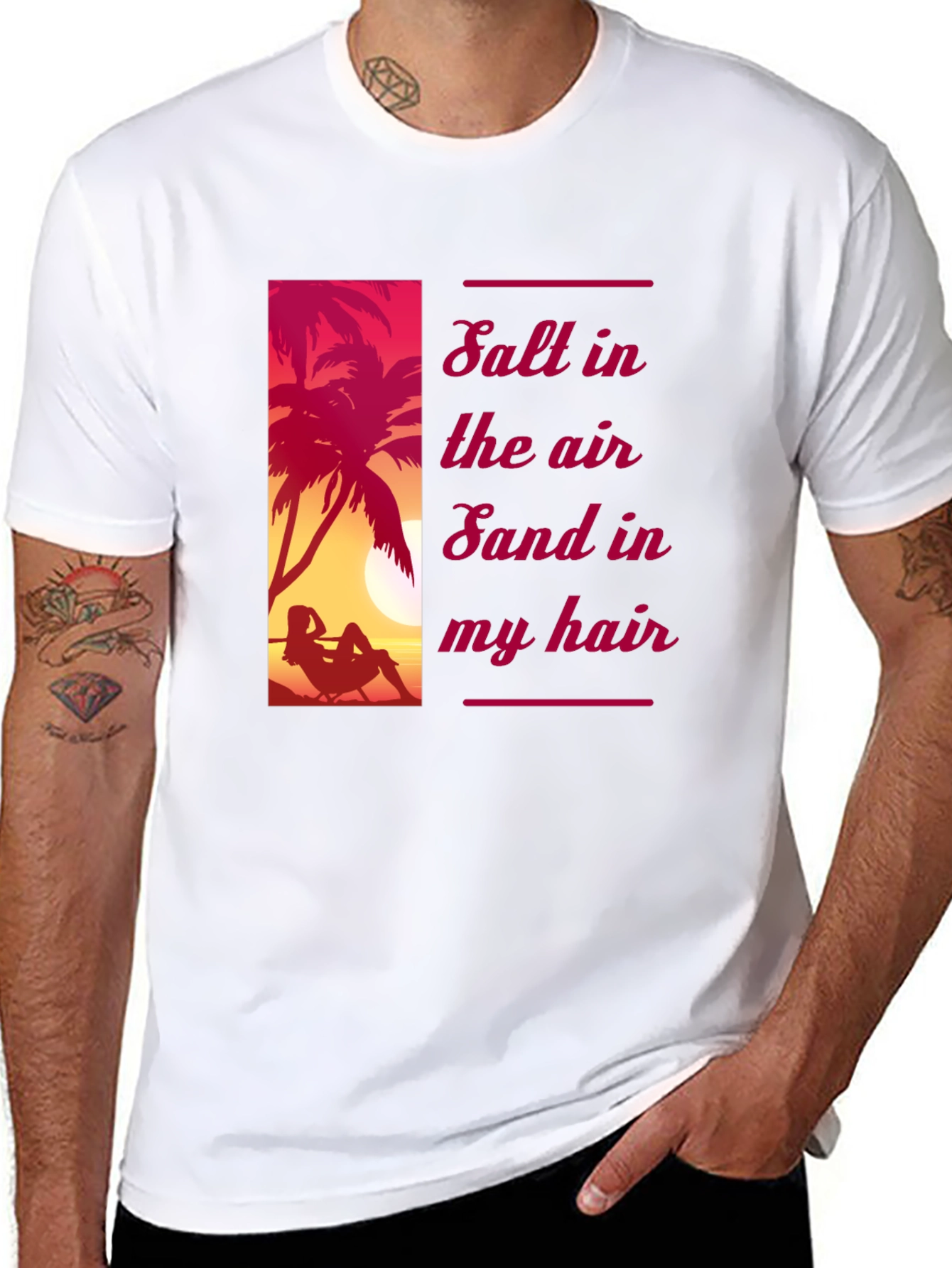 Salt Air Sand Hair Graphic Tee