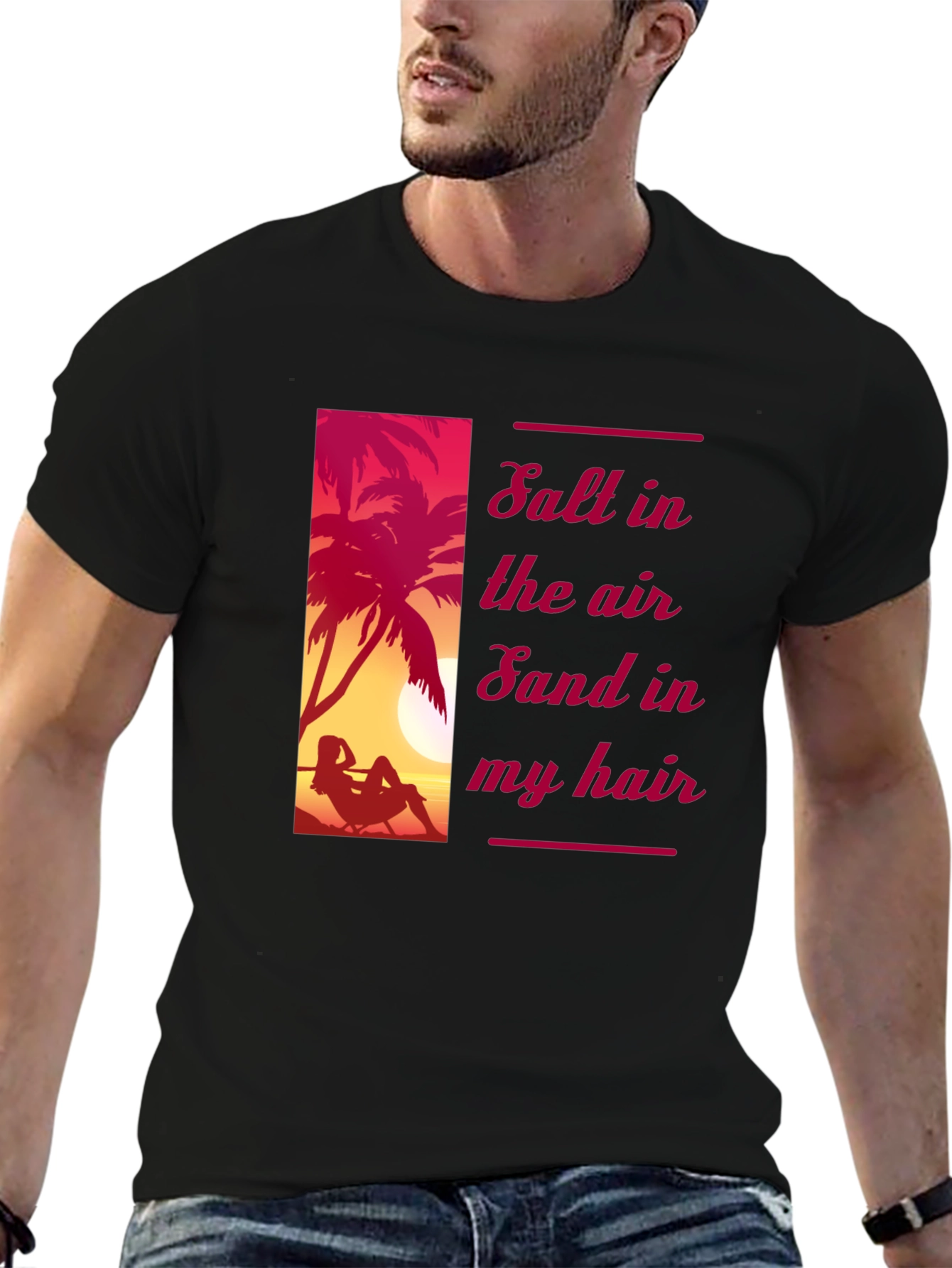 Salt Air Sand Hair Graphic Tee