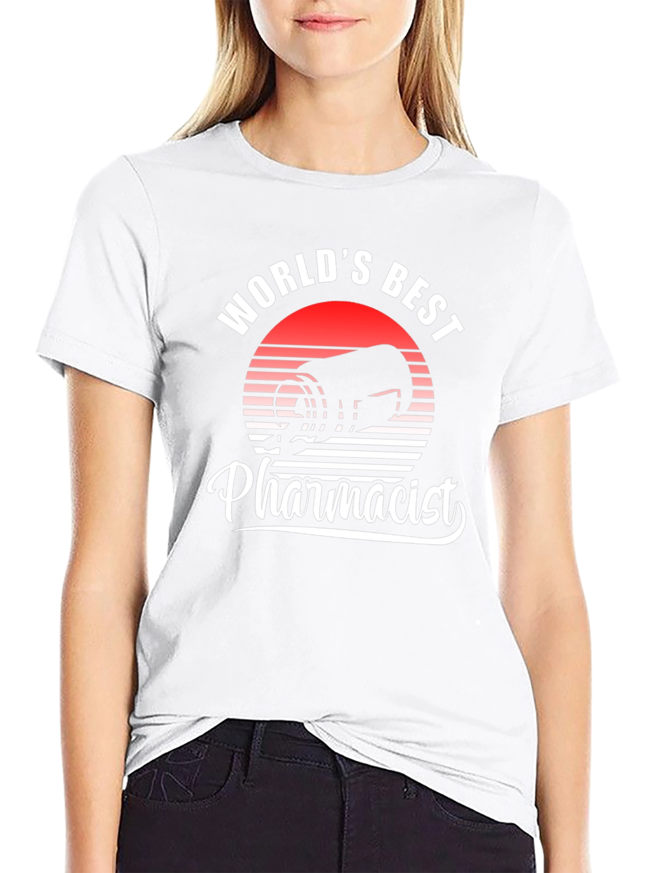 Worlds Best Pharmacist T-Shirt - Novelty Graphic Tee
