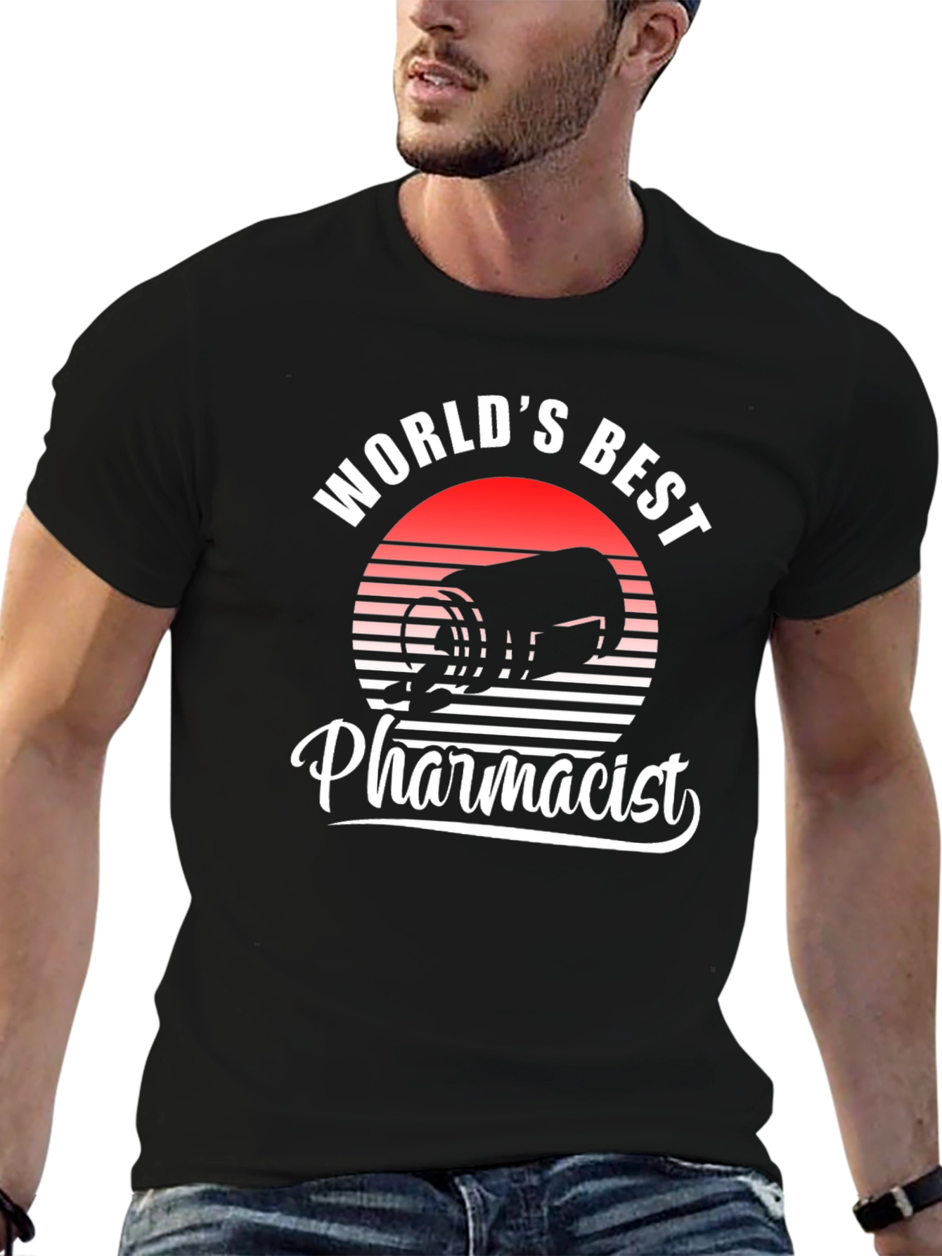 Worlds Best Pharmacist T-Shirt - Novelty Graphic Tee