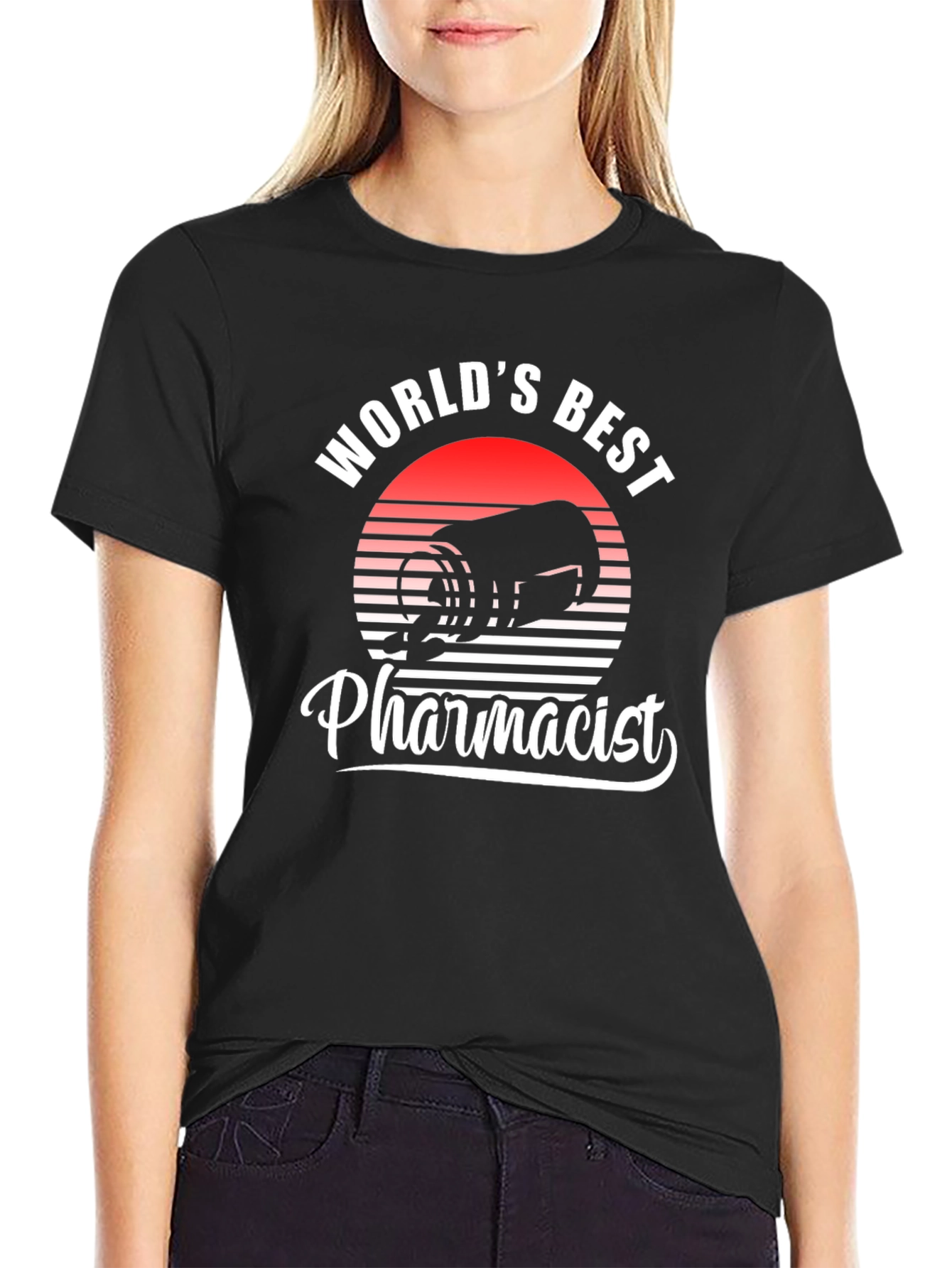 Worlds Best Pharmacist T-Shirt - Novelty Graphic Tee