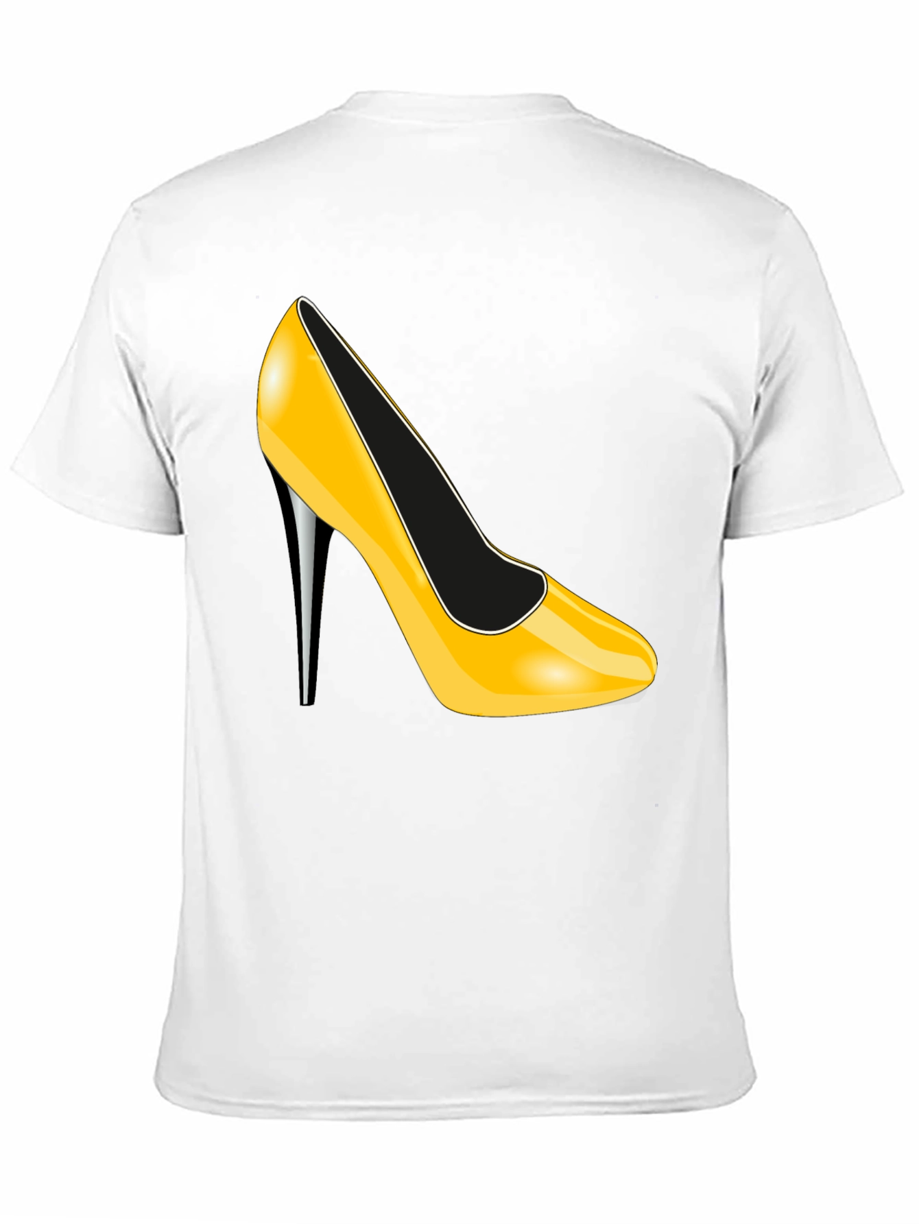 High Heel Graphic T-Shirt - Stylish Black Tee