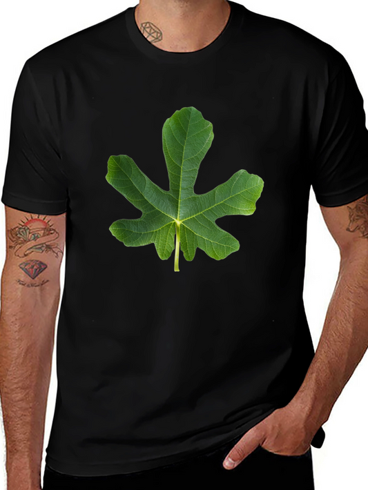 Fig Leaf Graphic Tee - Nature Inspired Design