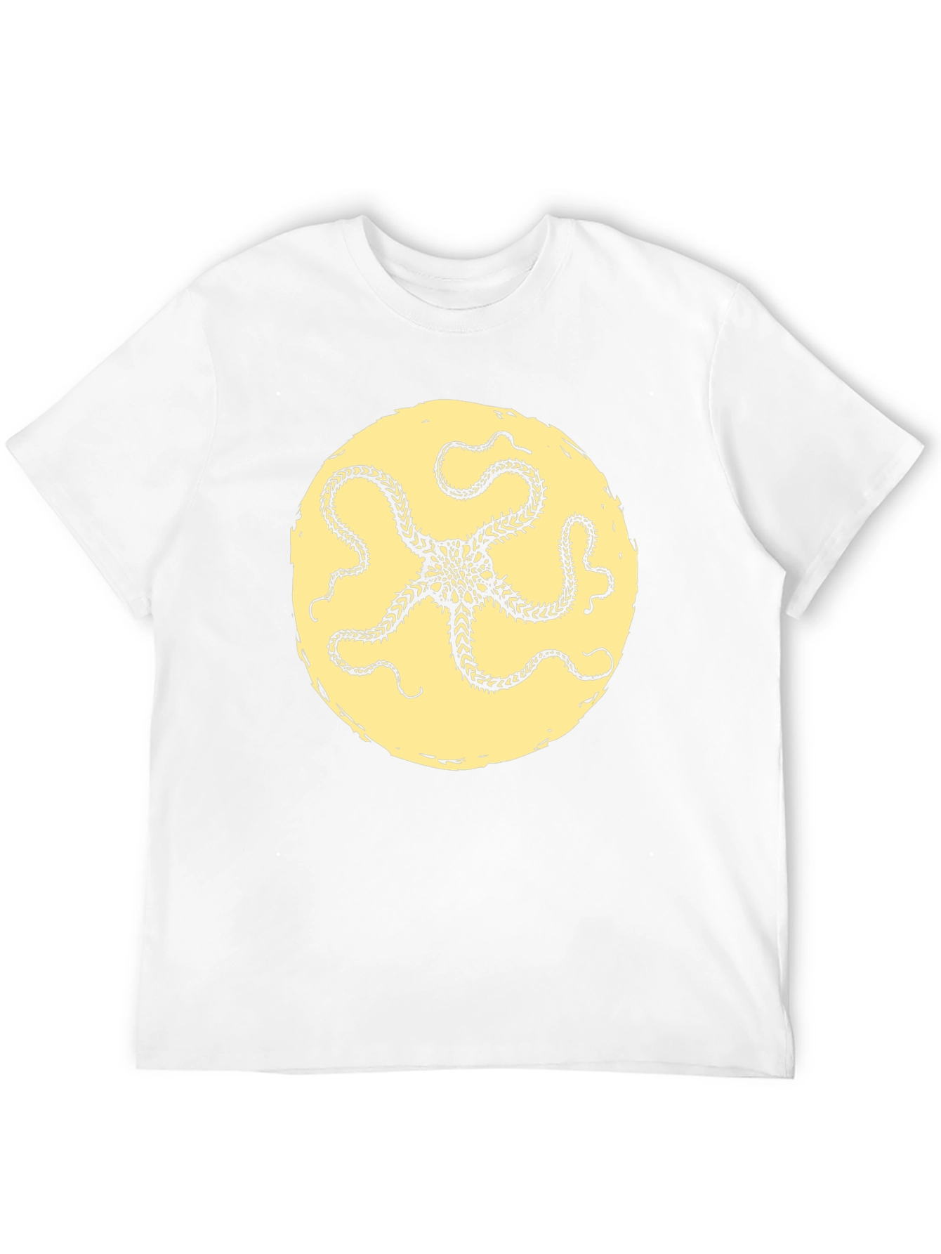 Black T-Shirt with Starfish Graphic