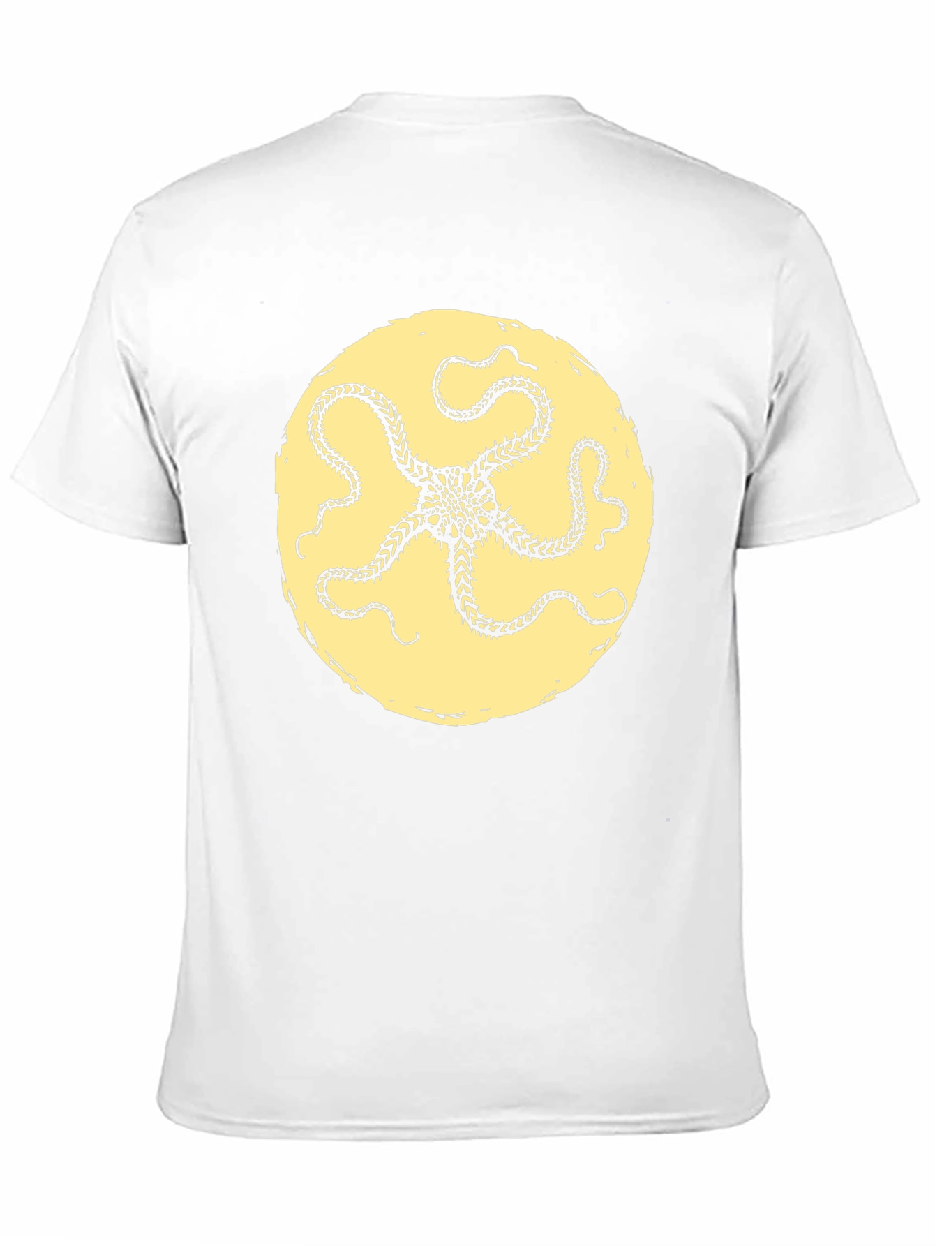 Black T-Shirt with Starfish Graphic