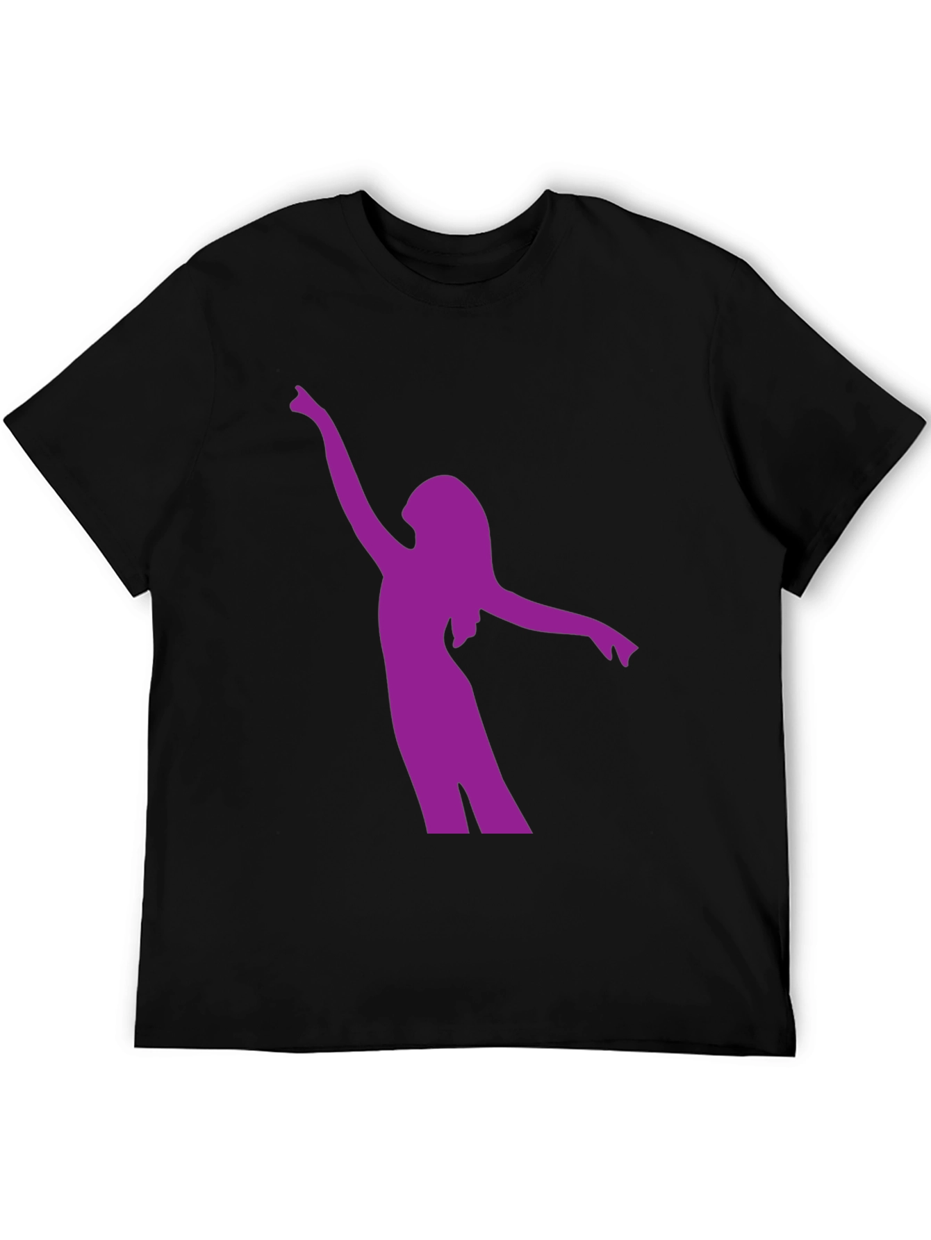Silhouette Dancer Graphic Tee - Black
