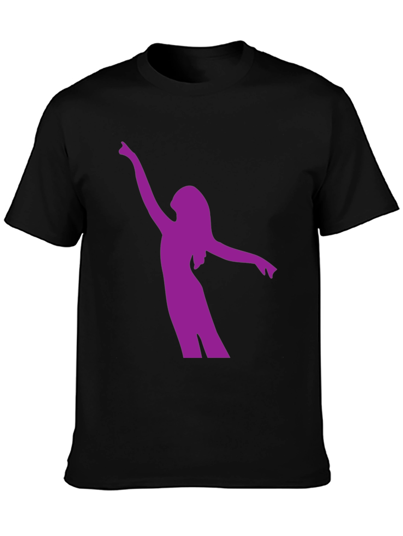 Silhouette Dancer Graphic Tee - Black