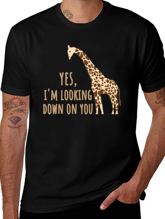 Funny Giraffe T-Shirt - Looking Down On You Tee