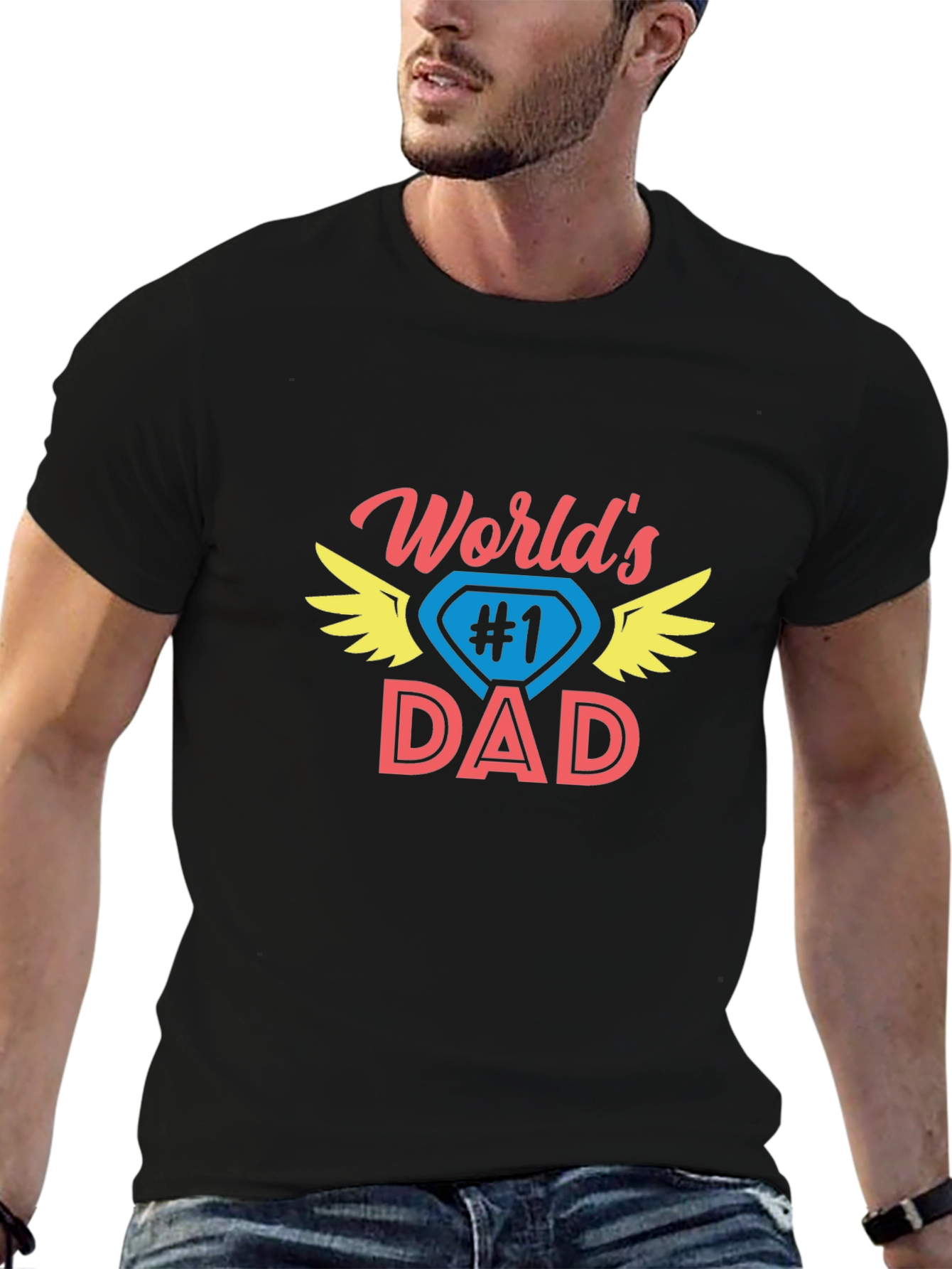 Worlds #1 Dad T-Shirt - Fathers Day Gift