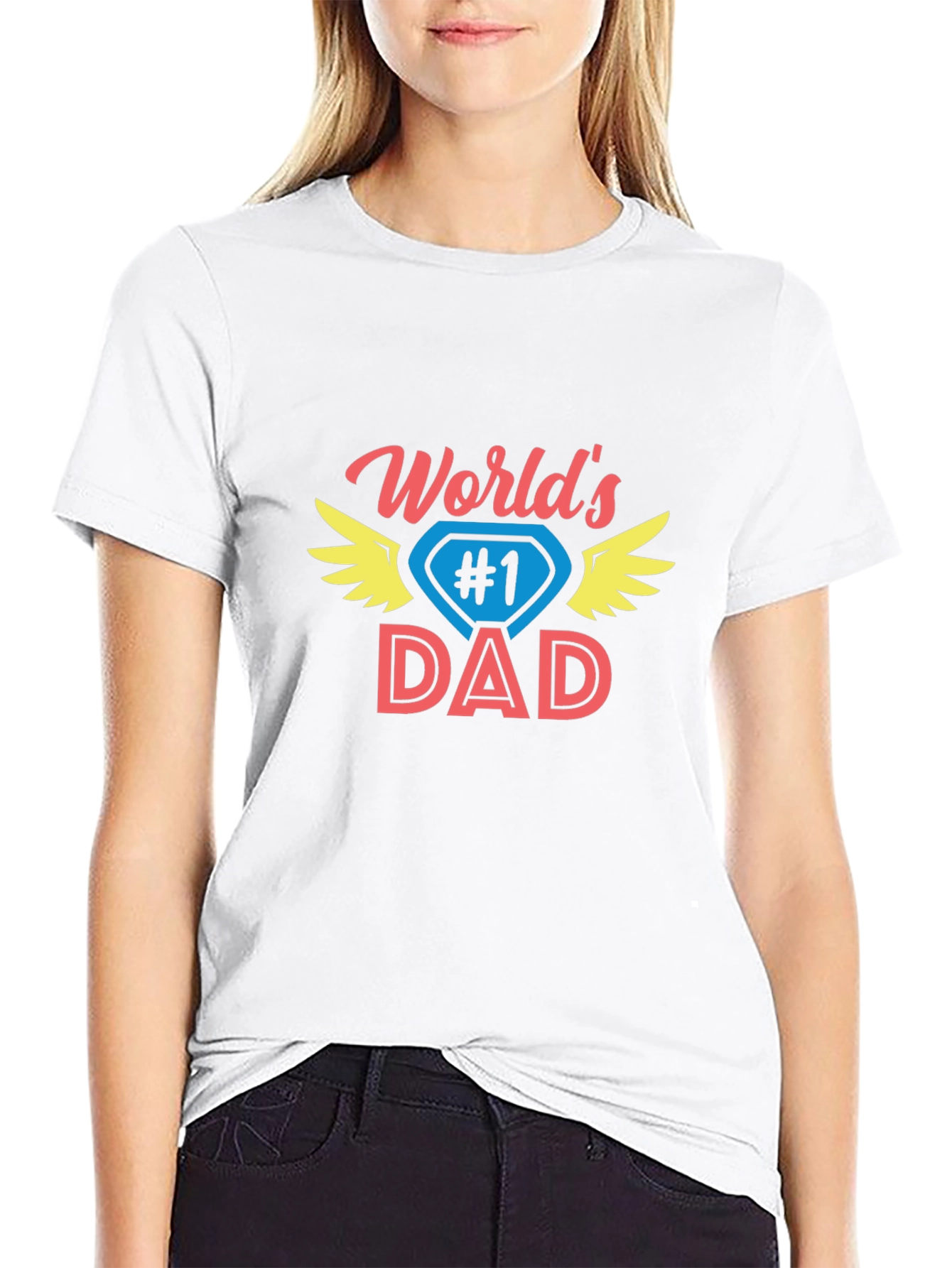Worlds #1 Dad T-Shirt - Fathers Day Gift