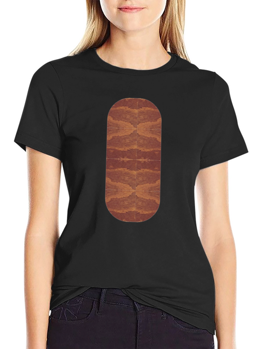 Stylish Black Graphic Tee - Abstract Design