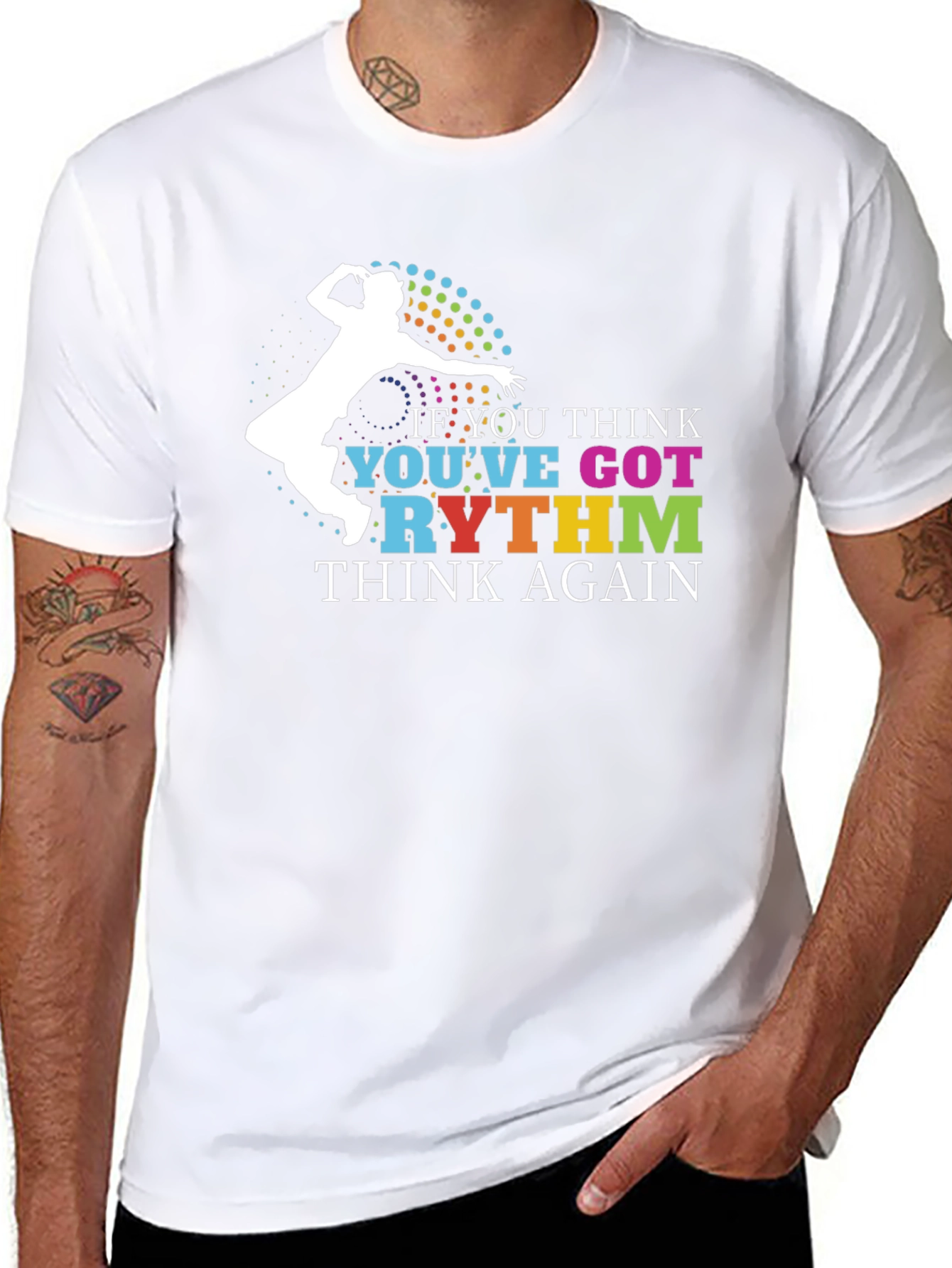 Rhythm Graphic Tee - Funny Dance T-Shirt