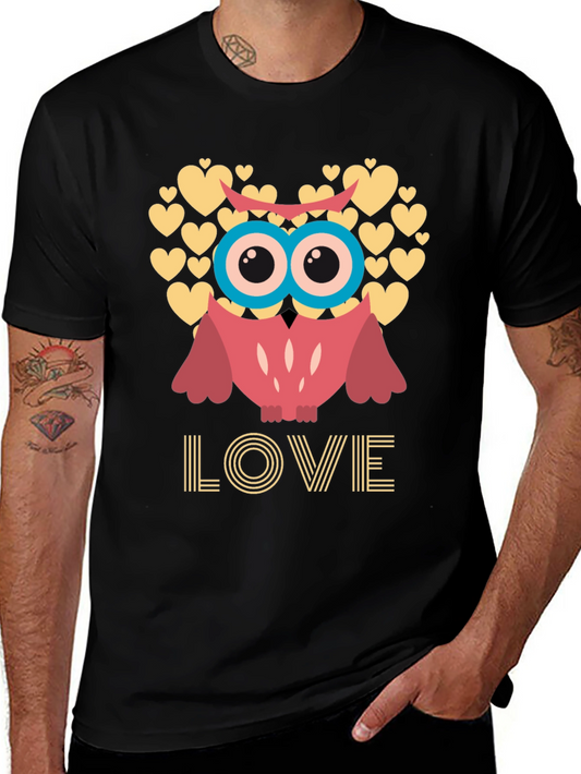 Owl Love T-Shirt: Cute & Stylish Valentines Day Tee