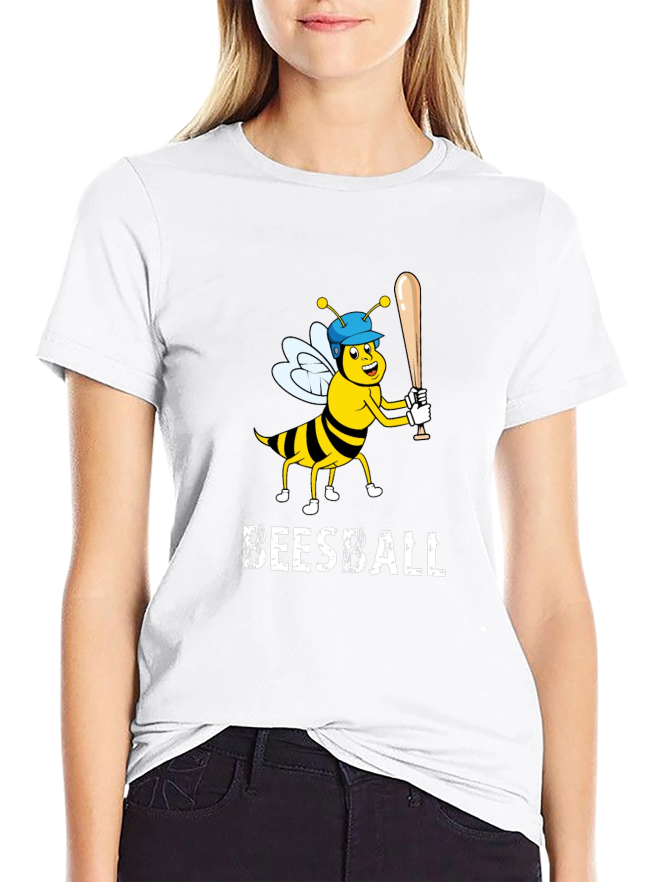 Beesball T-Shirt - Funny Baseball Bee Graphic Tee