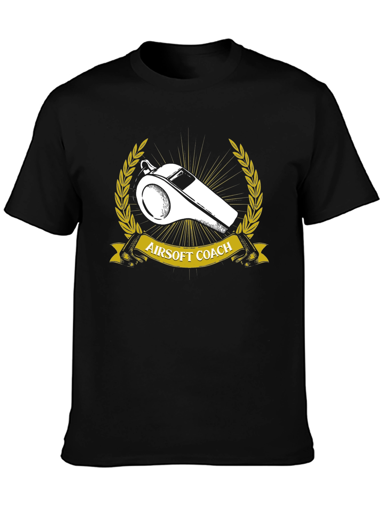 Airsoft Coach T-Shirt - Whistle Graphic Tee