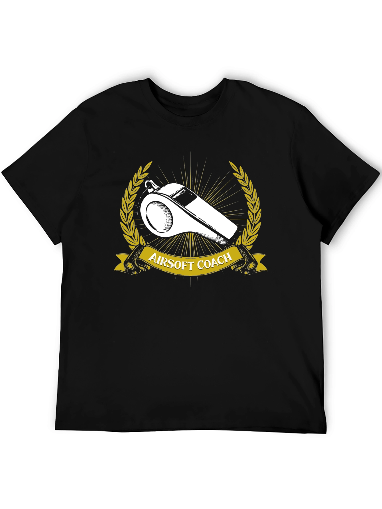 Airsoft Coach T-Shirt - Whistle Graphic Tee