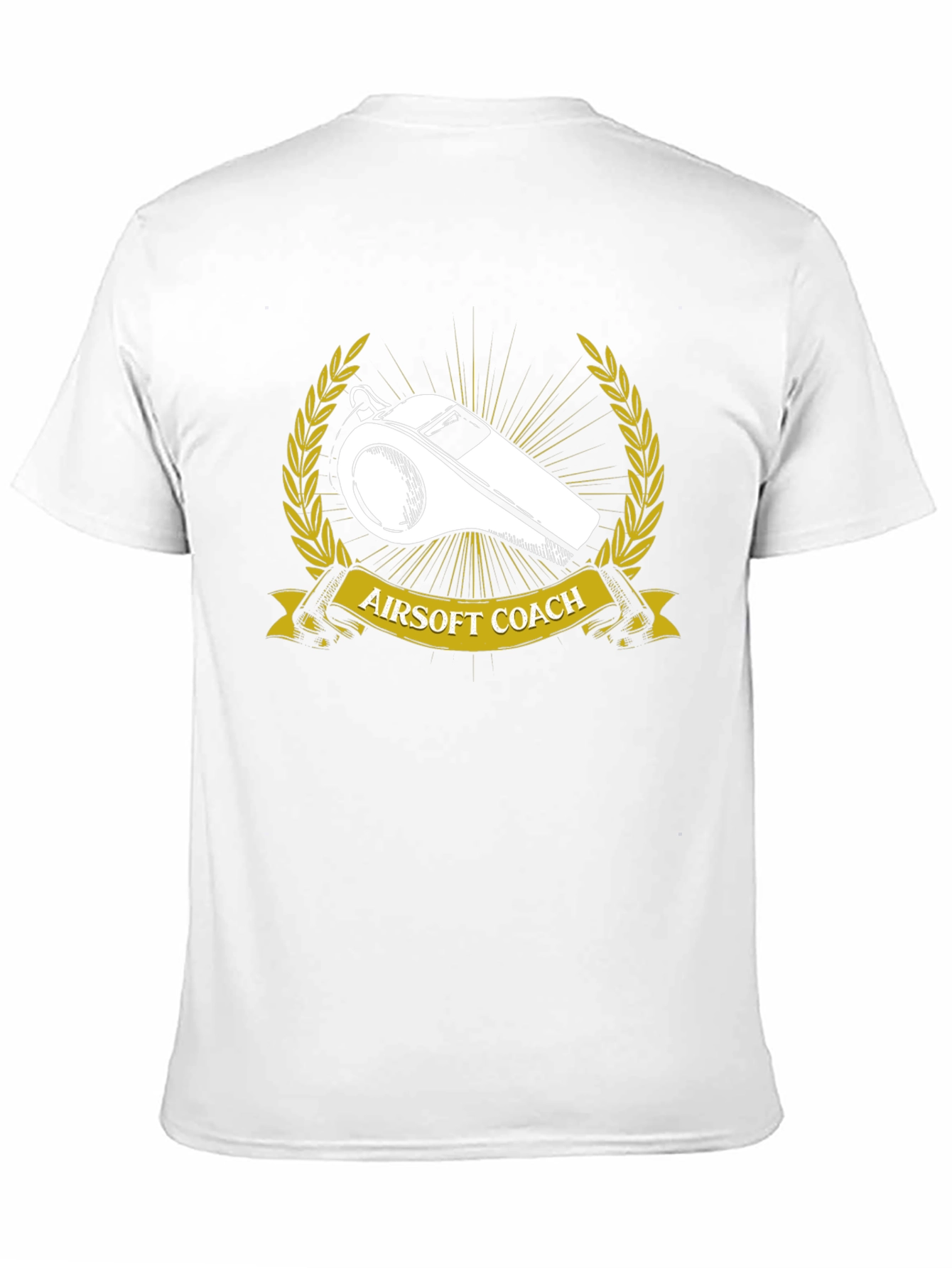 Airsoft Coach T-Shirt - Whistle Graphic Tee