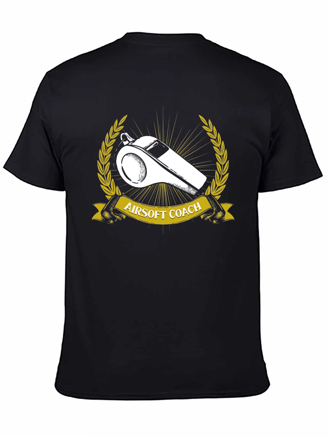 Airsoft Coach T-Shirt - Whistle Graphic Tee