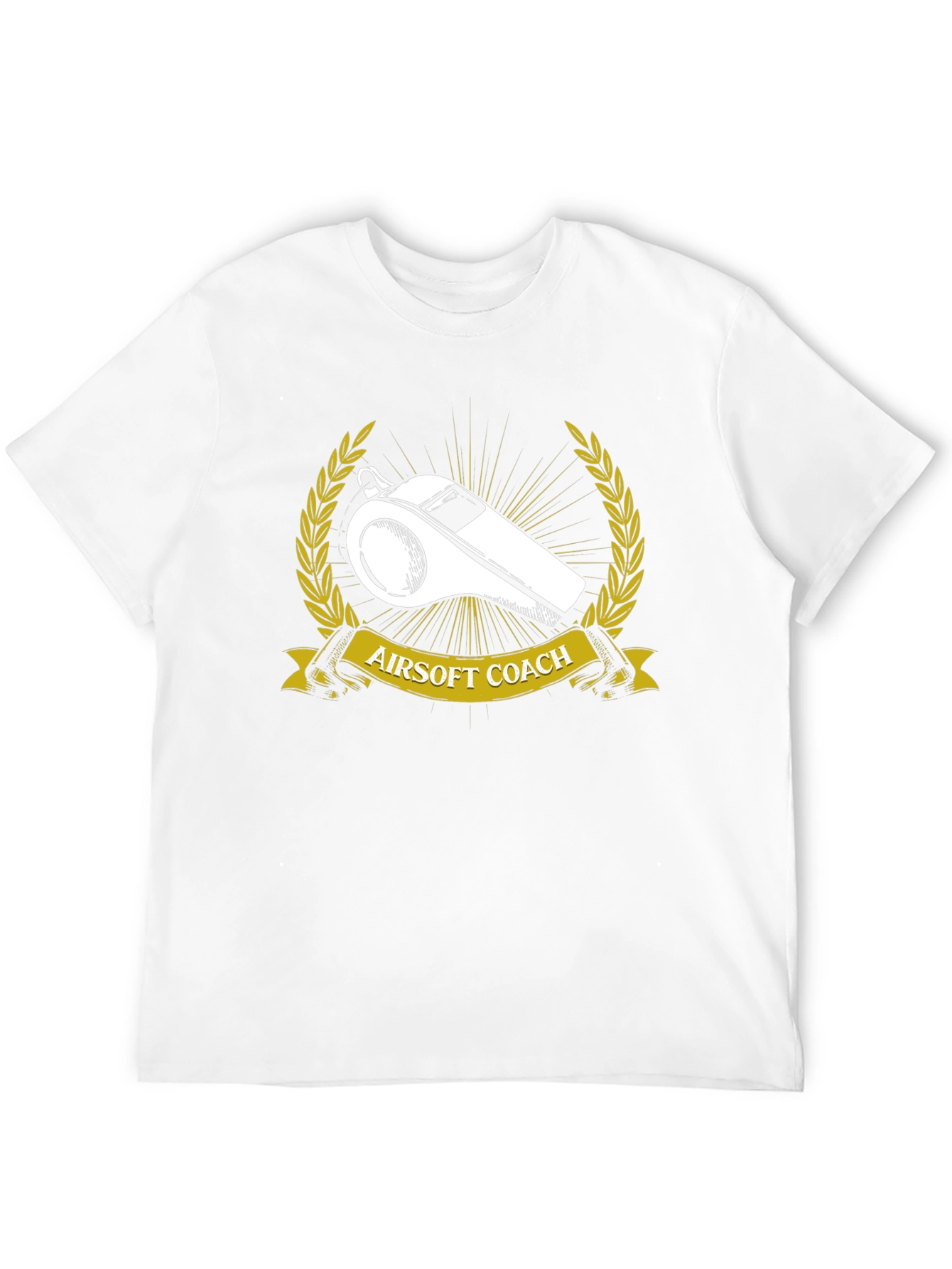 Airsoft Coach T-Shirt - Whistle Graphic Tee