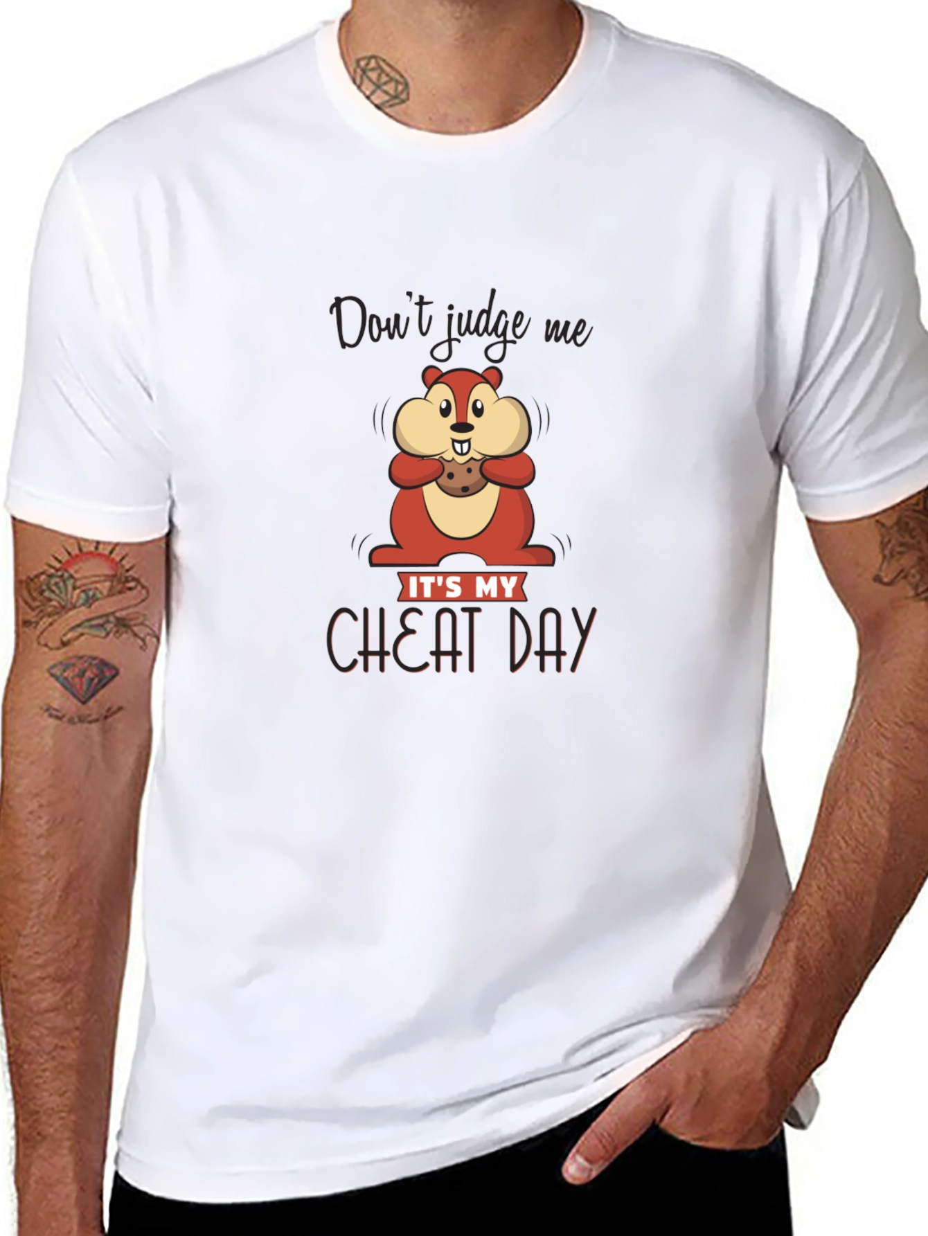 Dont Judge Me Cheat Day T-Shirt