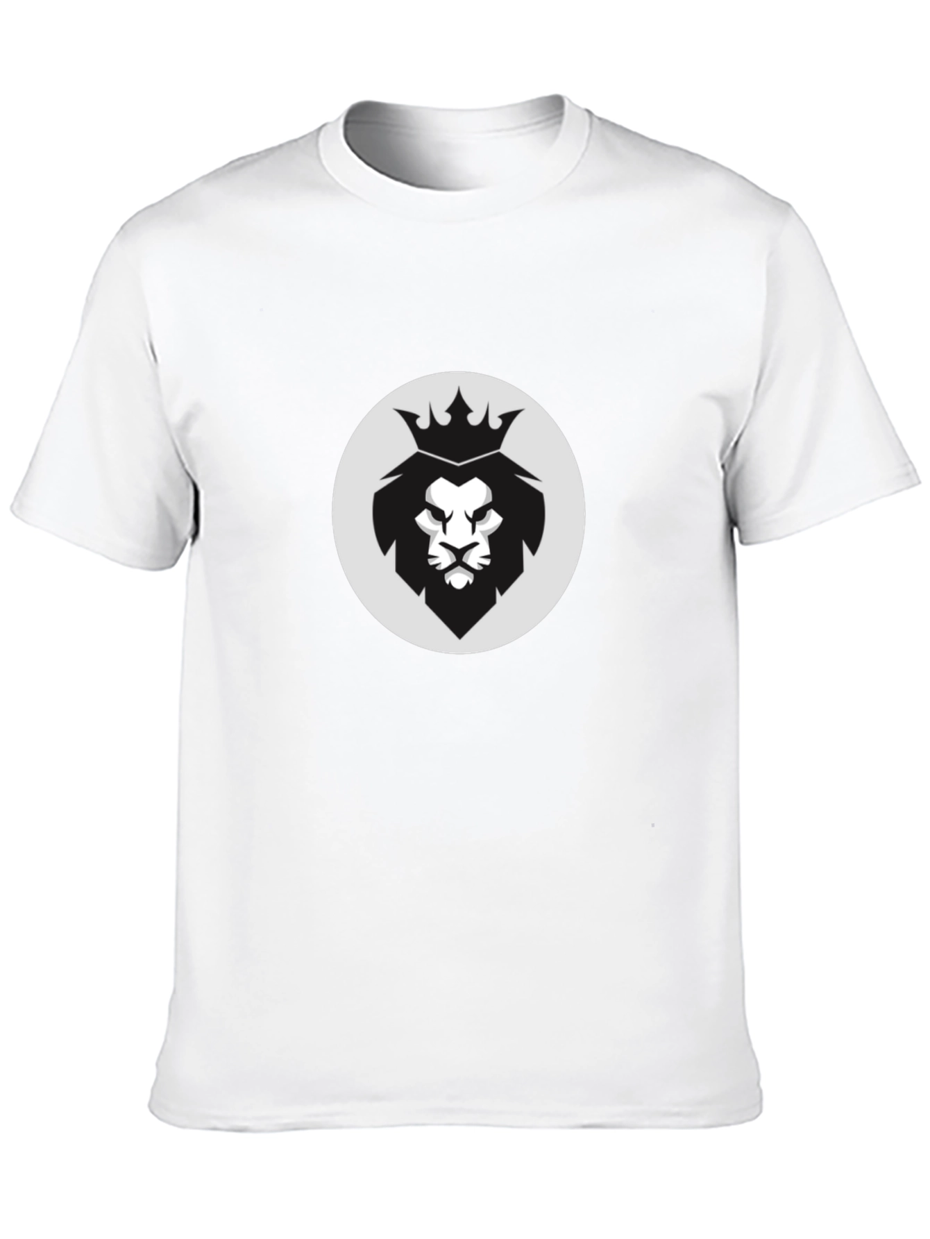 King Lion Graphic Black T-Shirt