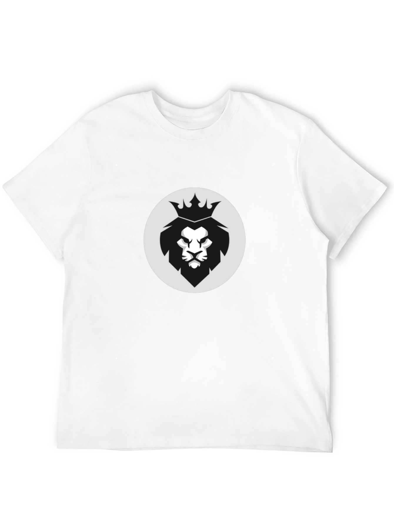 King Lion Graphic Black T-Shirt