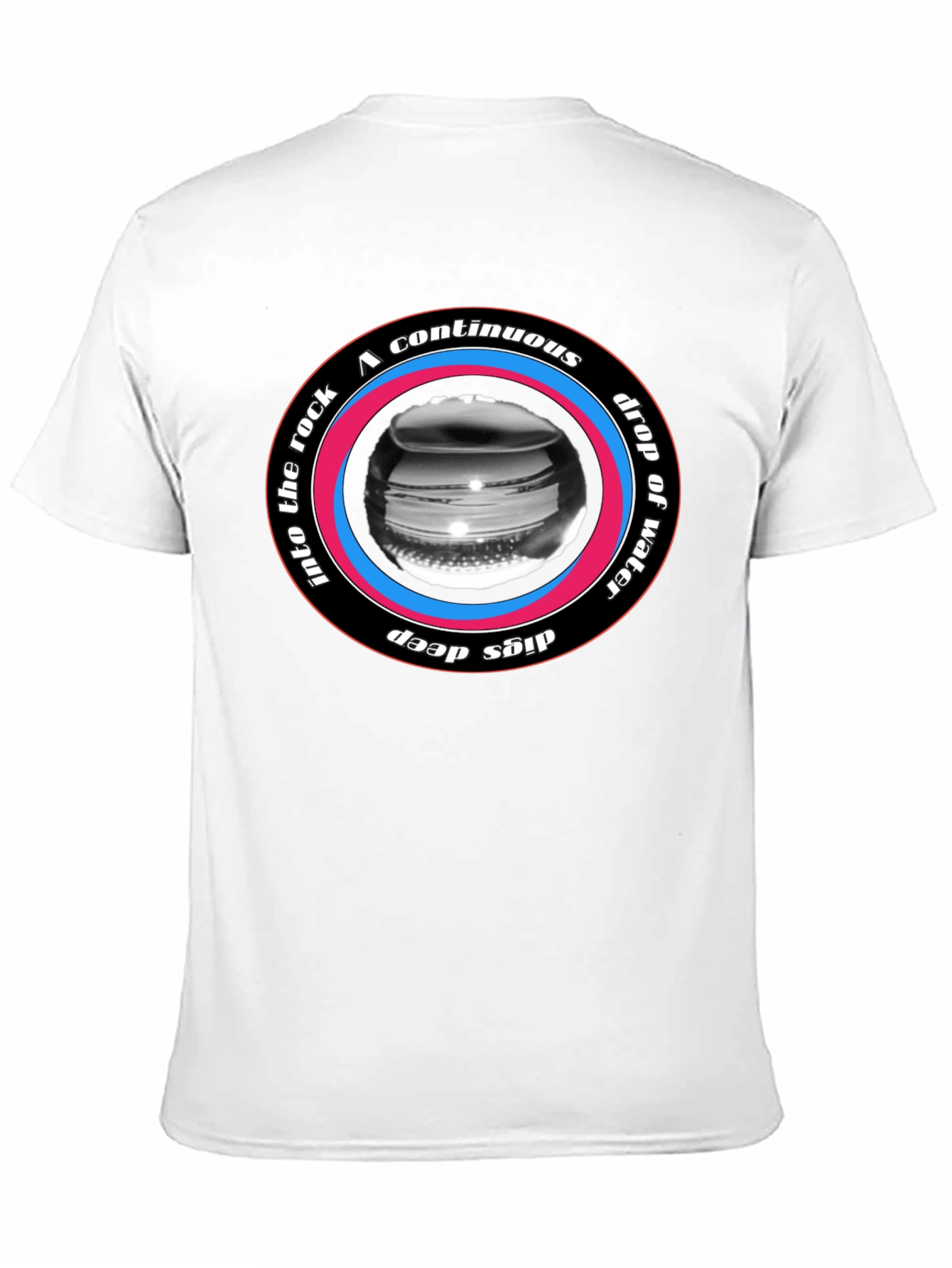 Continuous Drop Water Rock Deep T-Shirt
