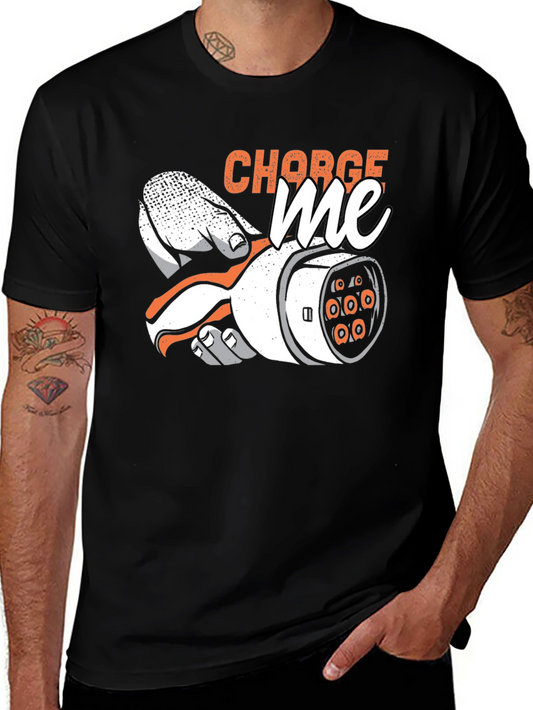 Charge Me EV T-Shirt - Electric Vehicle Humor Tee