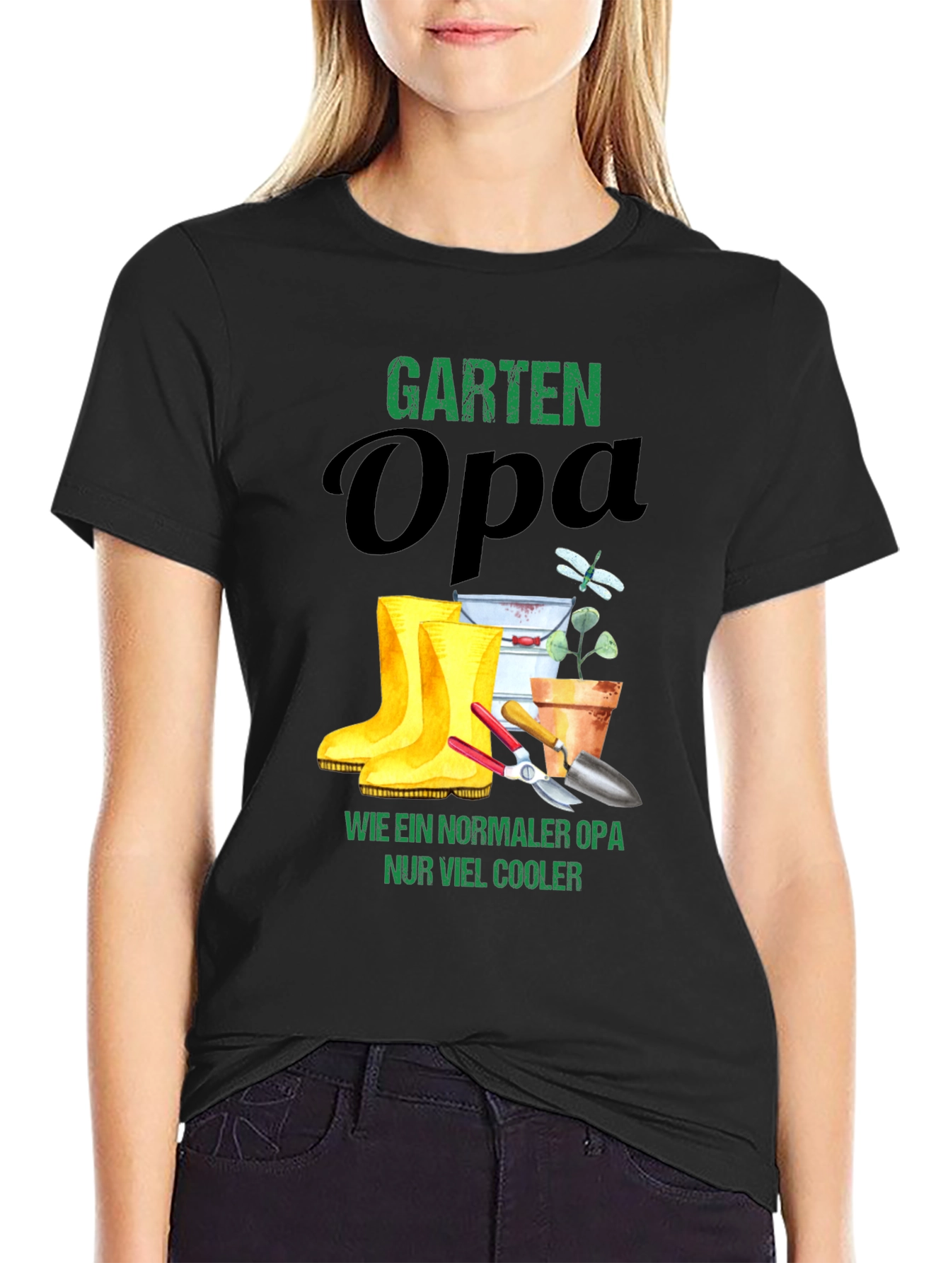 Garten Opa T-Shirt - Cool Gardener Grandfather Tee