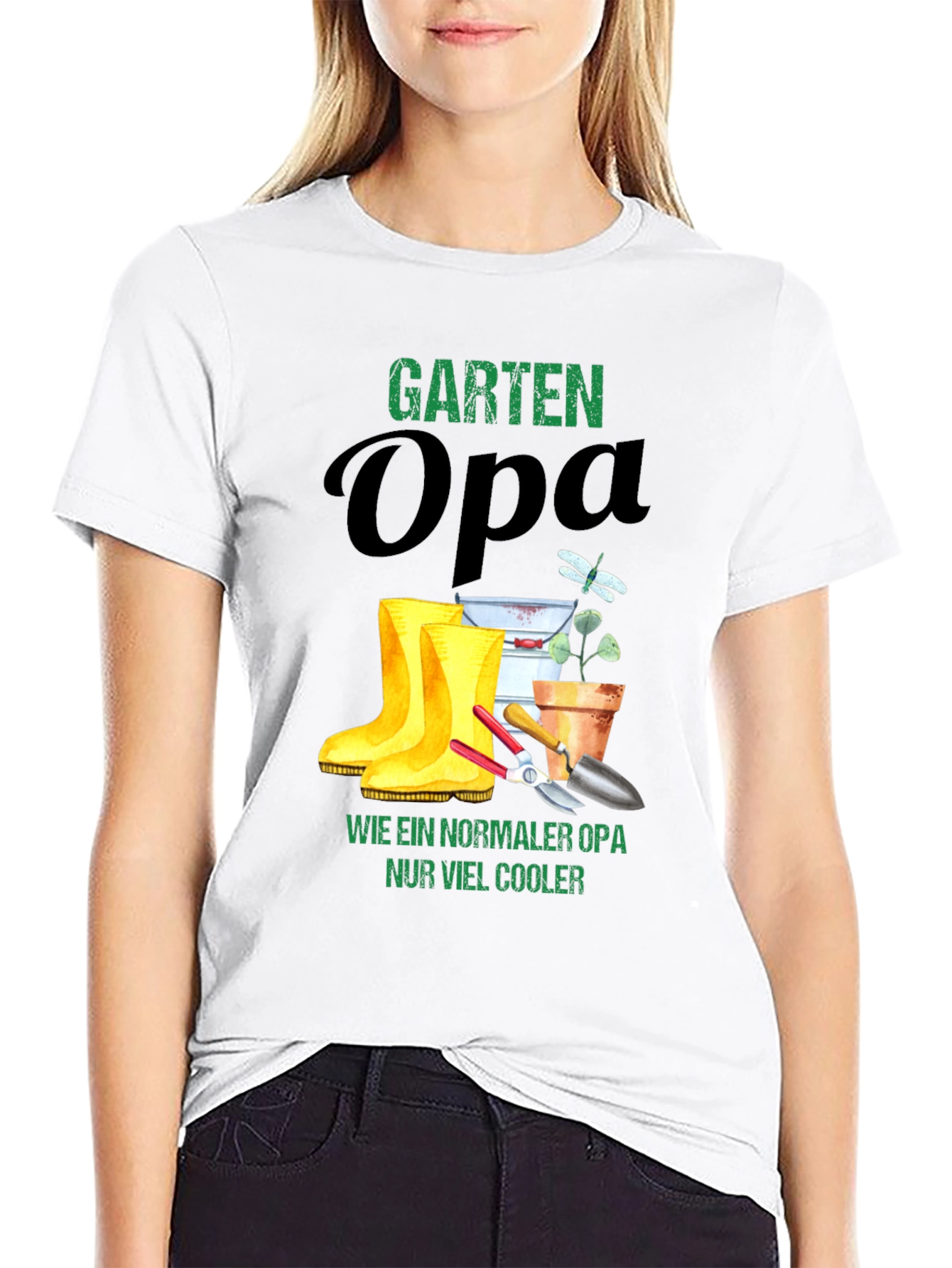 Garten Opa T-Shirt - Cool Gardener Grandfather Tee