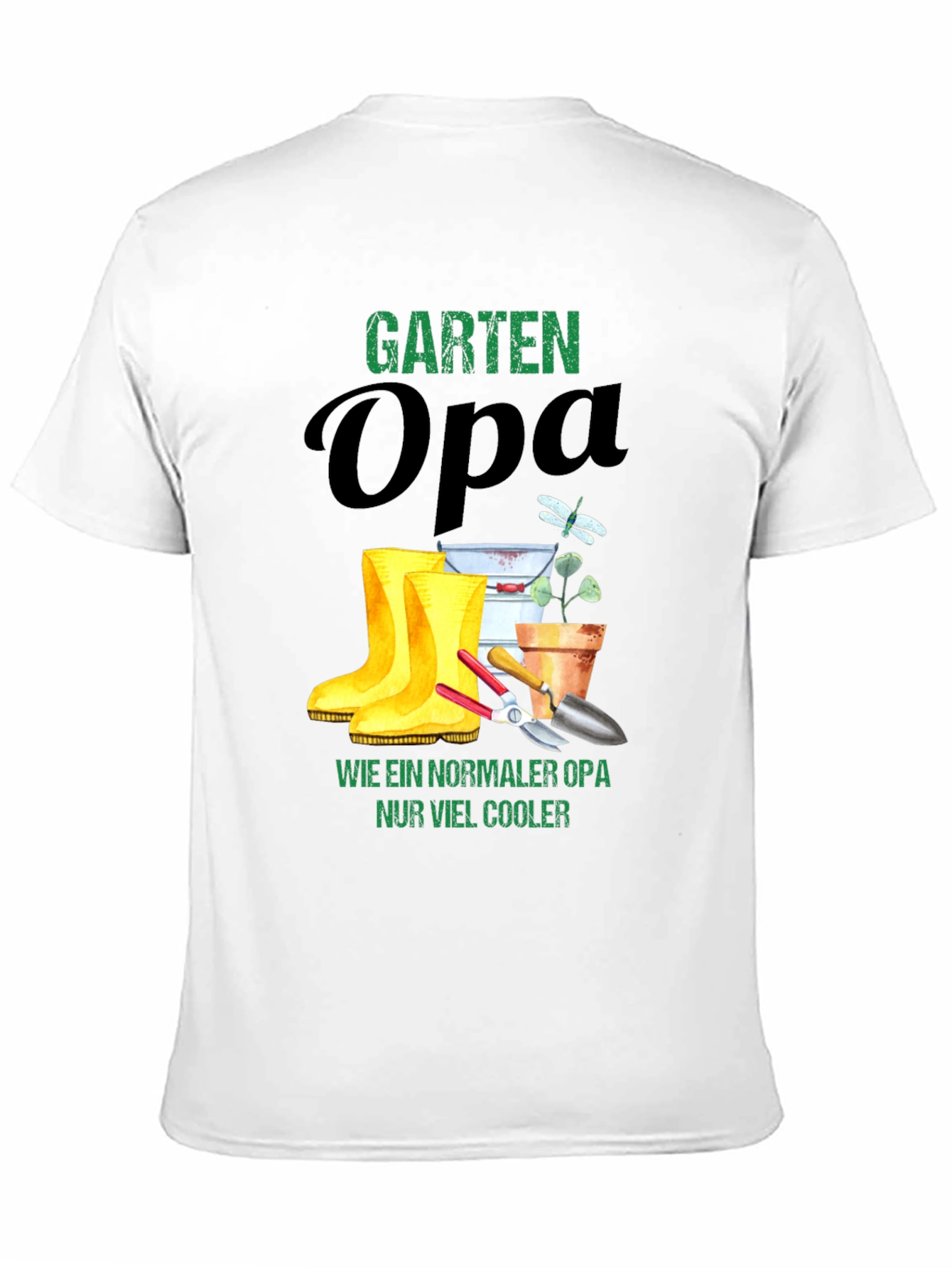 Garten Opa T-Shirt - Cool Gardener Grandfather Tee