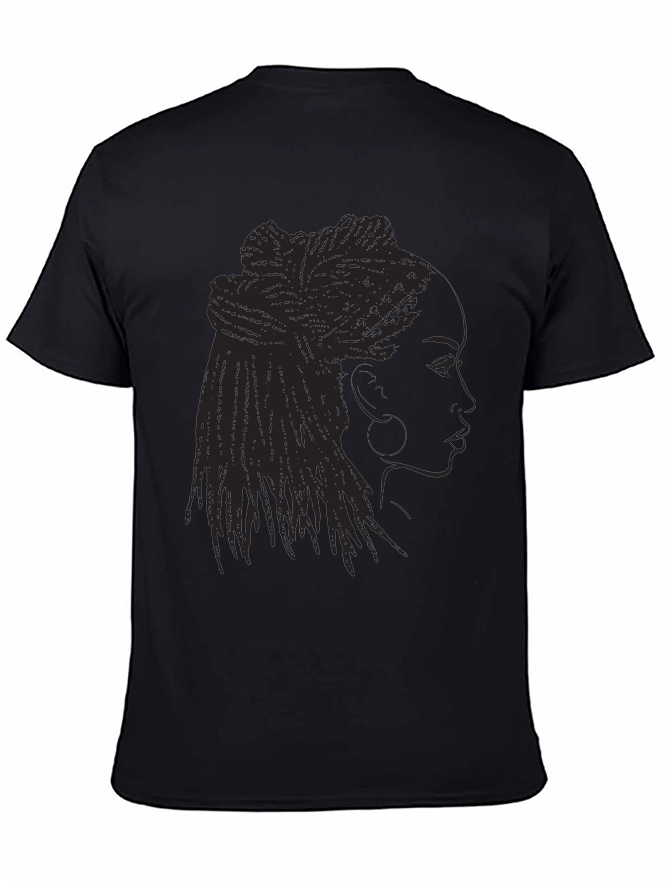 Black Woman Dreadlocks T-Shirt - Graphic Tee