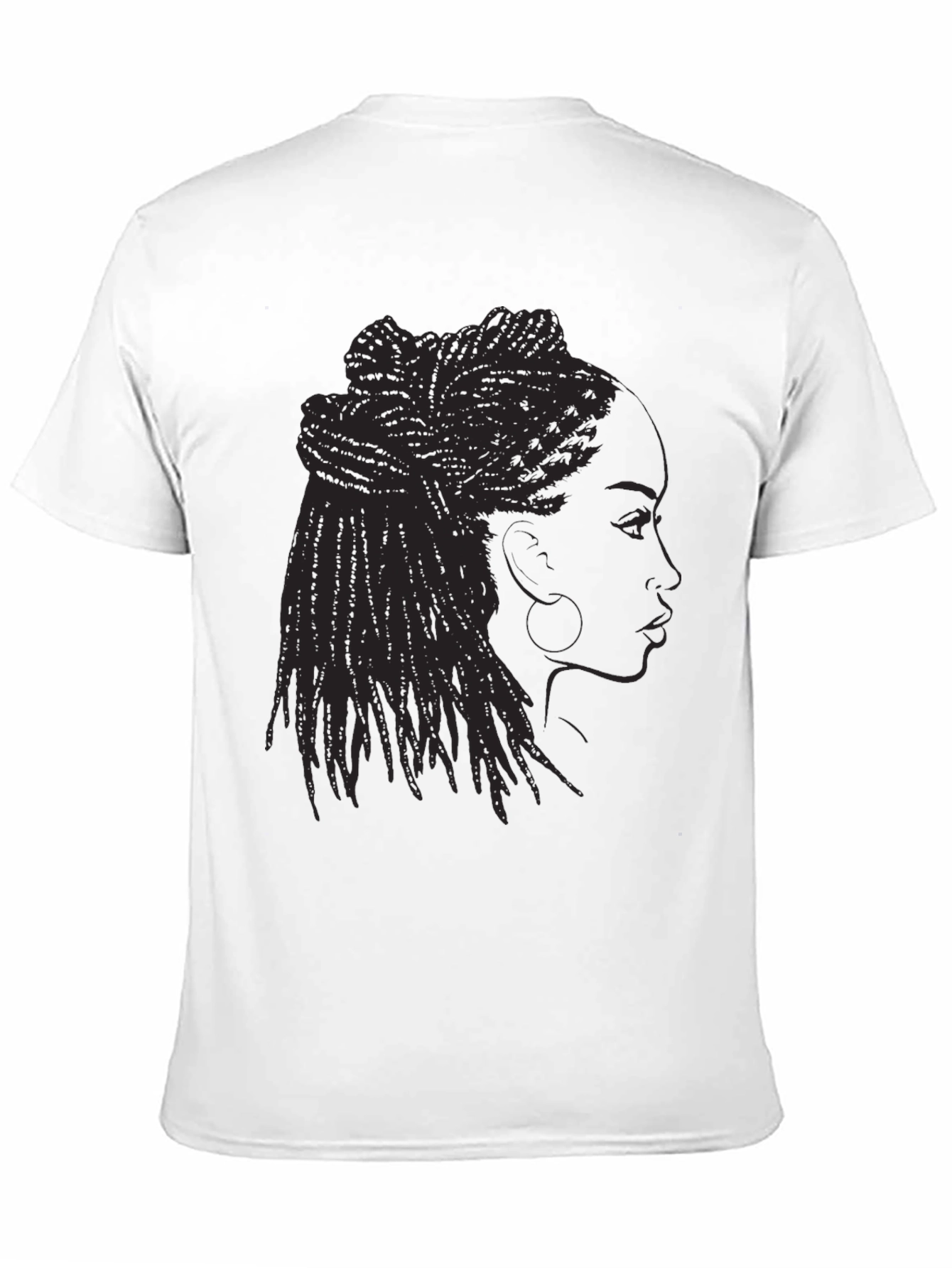 Black Woman Dreadlocks T-Shirt - Graphic Tee