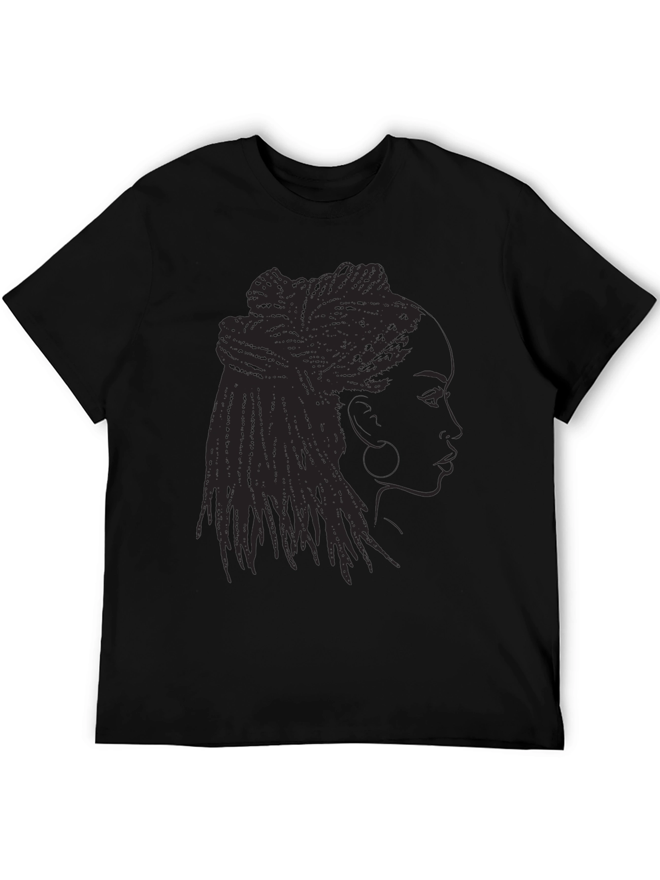 Black Woman Dreadlocks T-Shirt - Graphic Tee