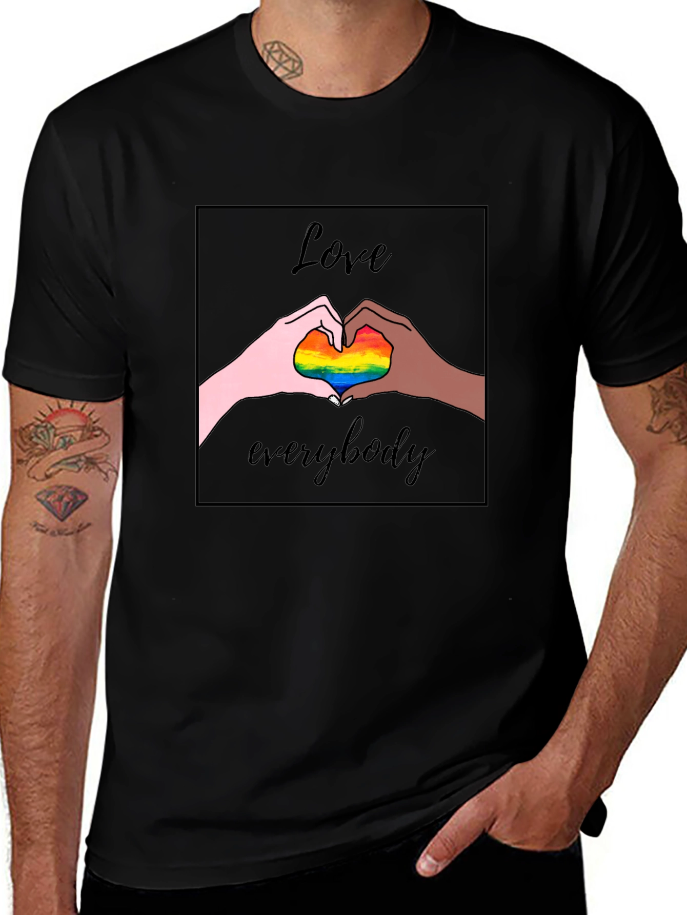 Love Everybody Graphic Tee - Pride