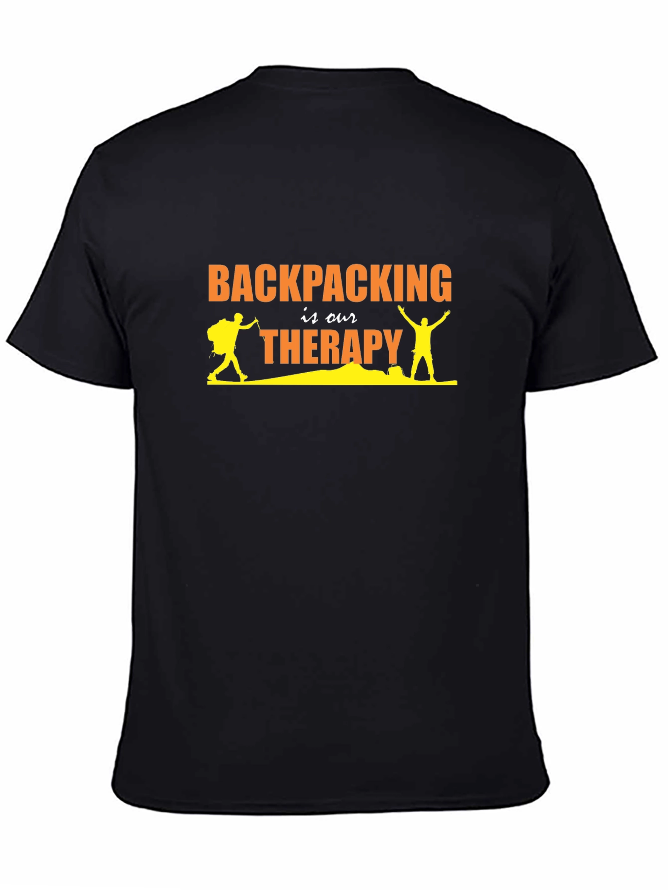 Backpacking is Our Therapy Graphic T-Shirt