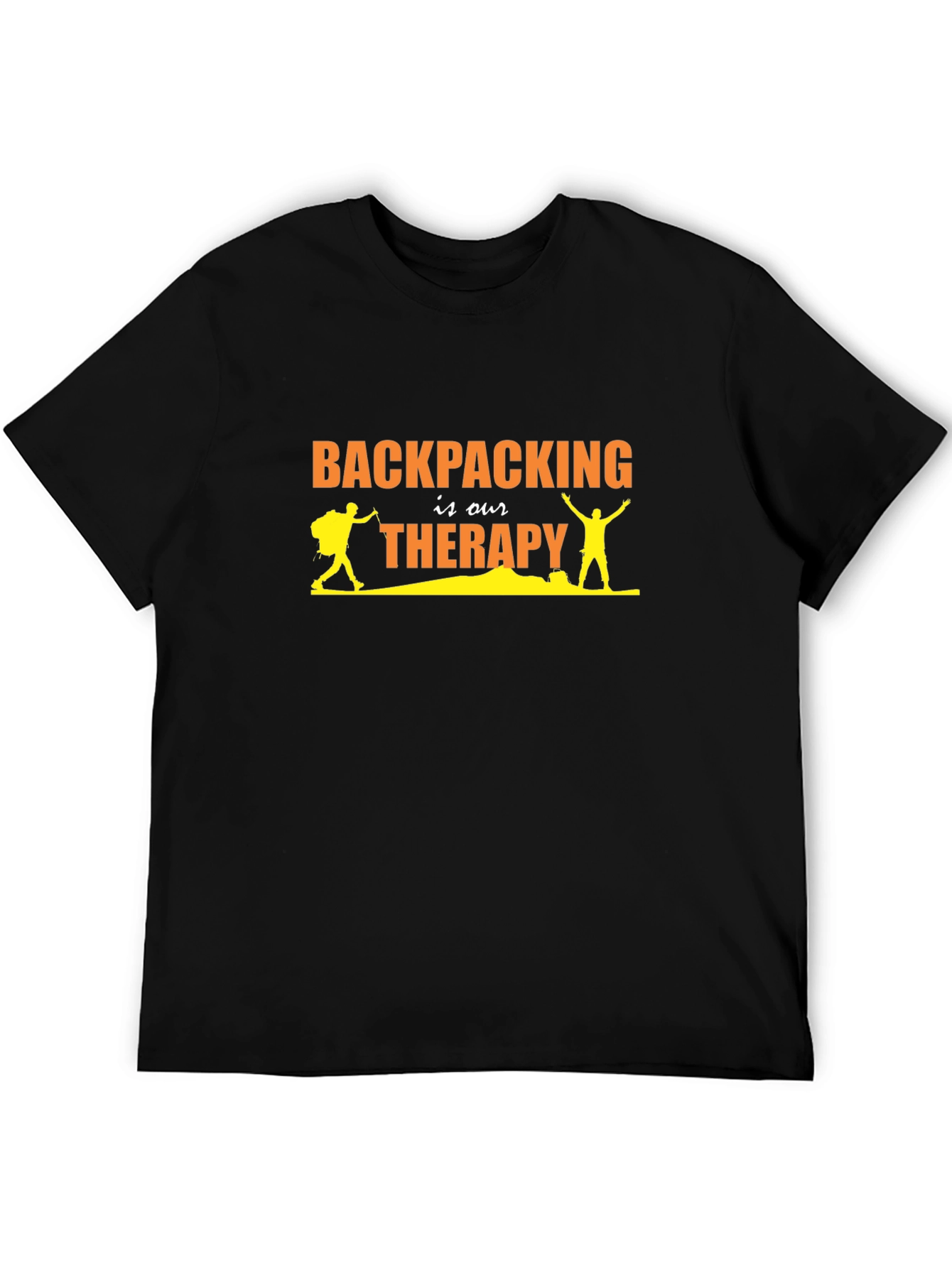 Backpacking is Our Therapy Graphic T-Shirt