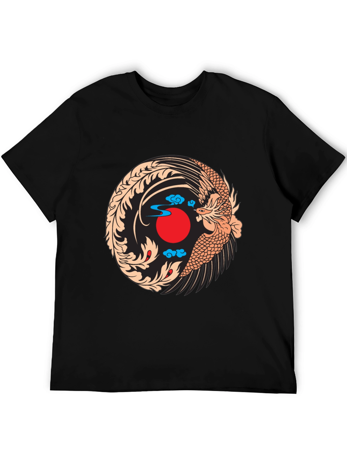Phoenix Graphic Black T-Shirt
