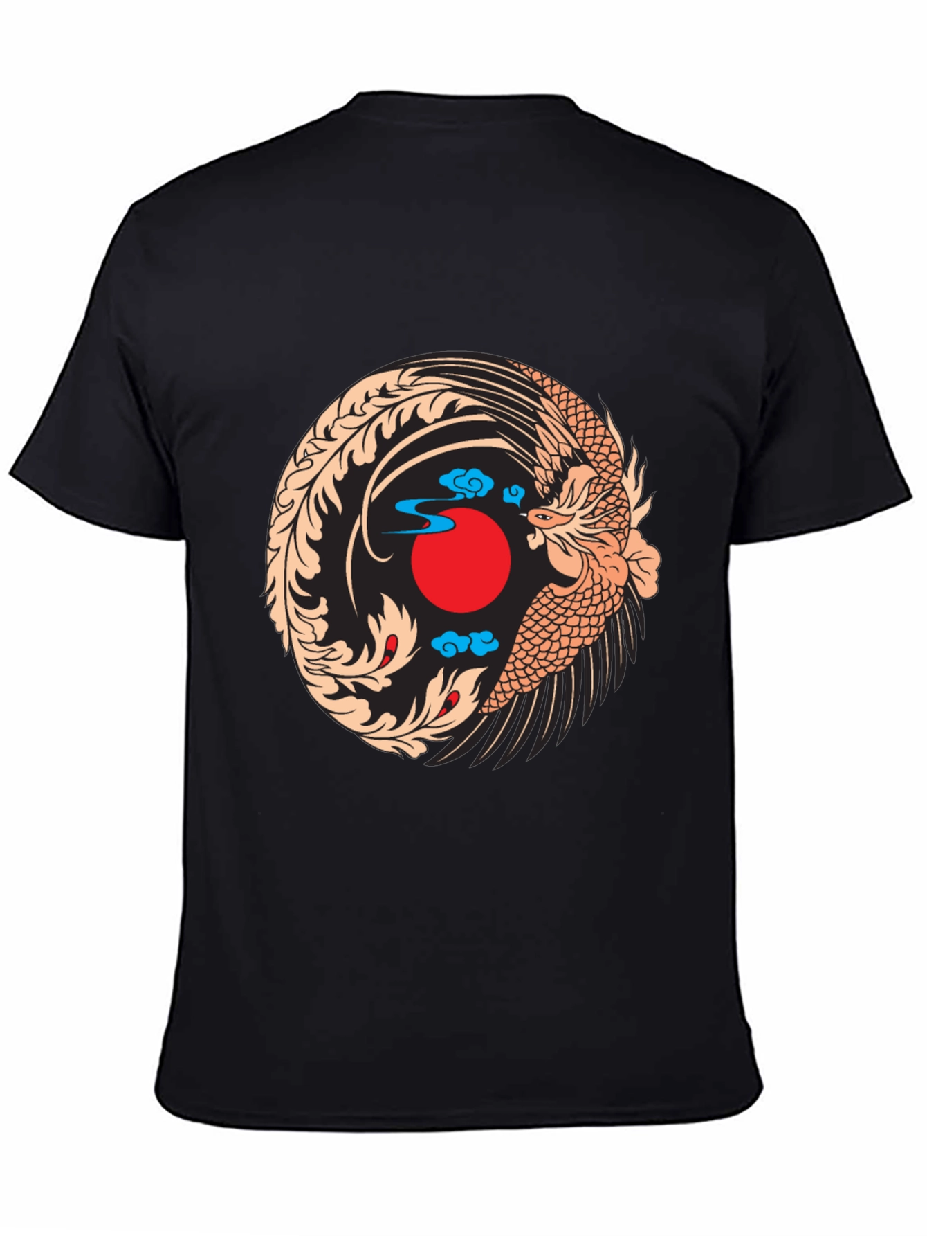 Phoenix Graphic Black T-Shirt