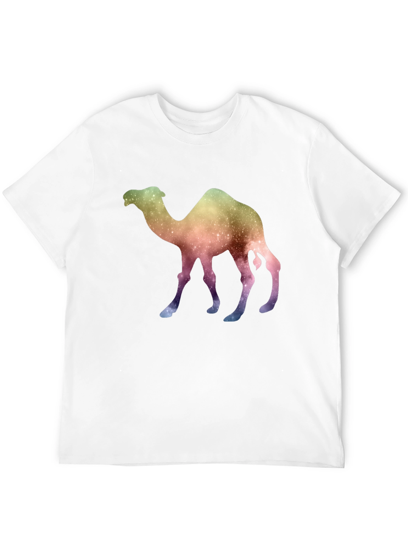 Galaxy Camel Graphic Tee - Unique Space Design T-Shirt