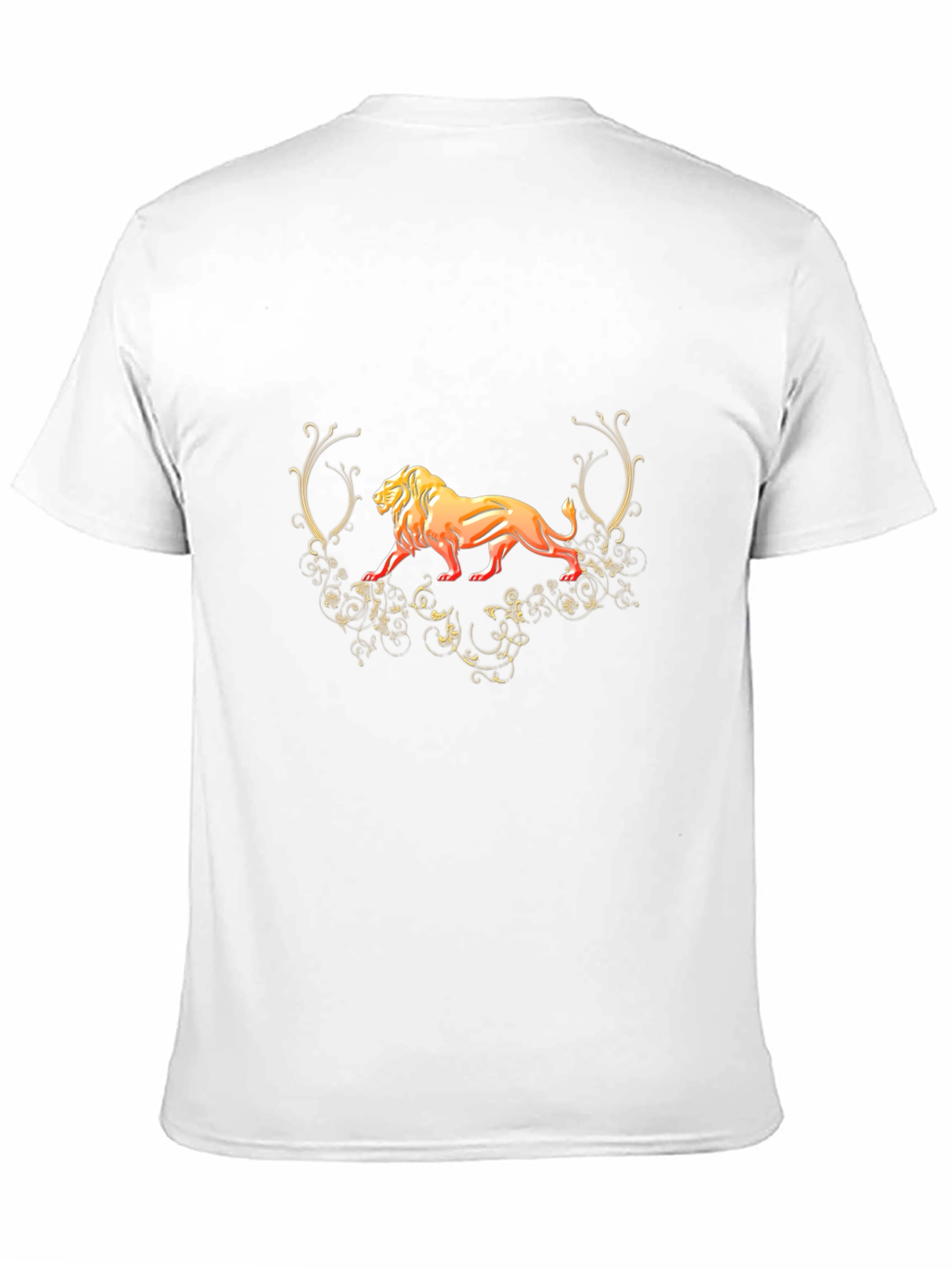 Lion Graphic Black T-Shirt - Fierce Style