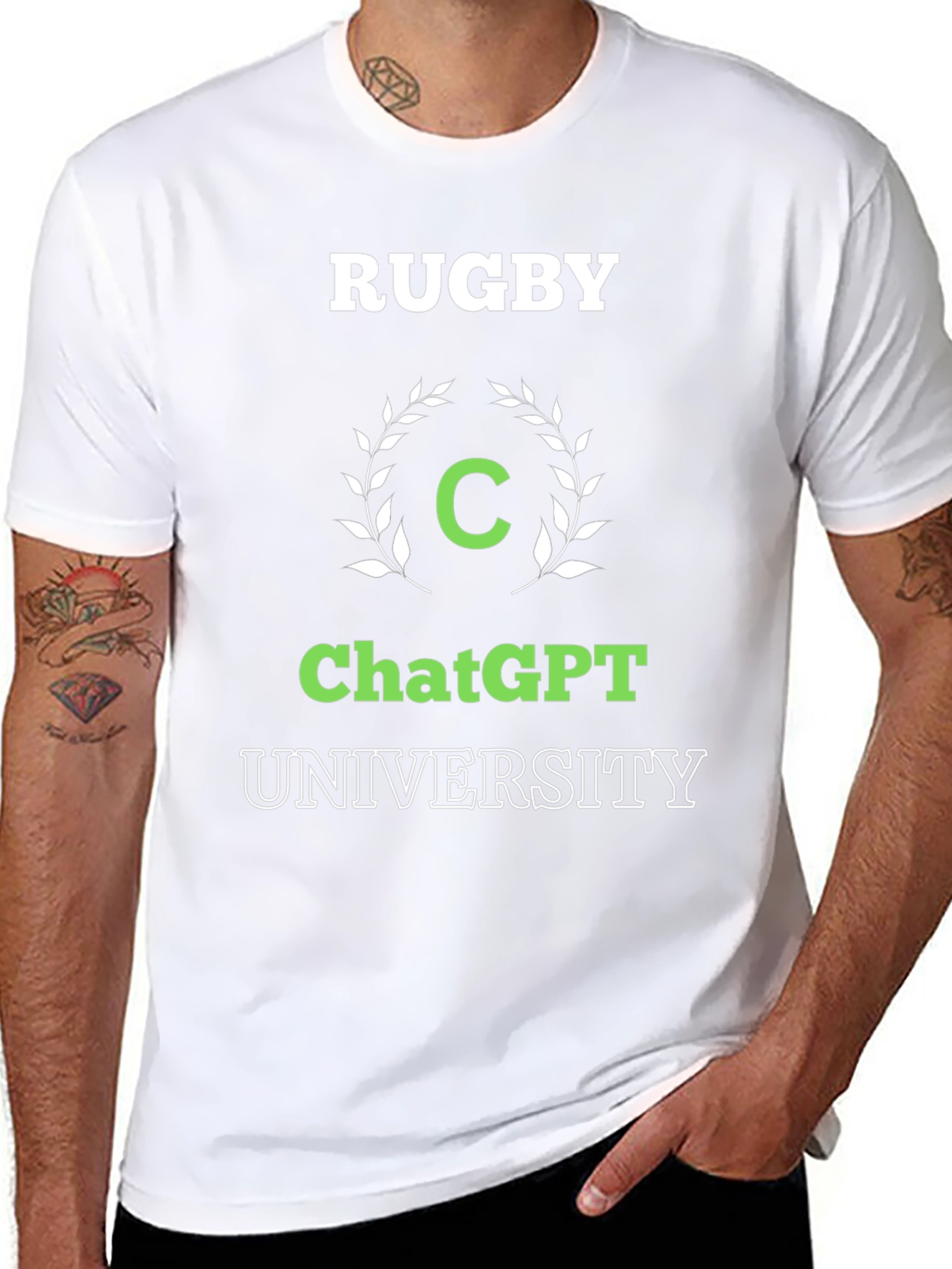ChatGPT University Rugby T-Shirt