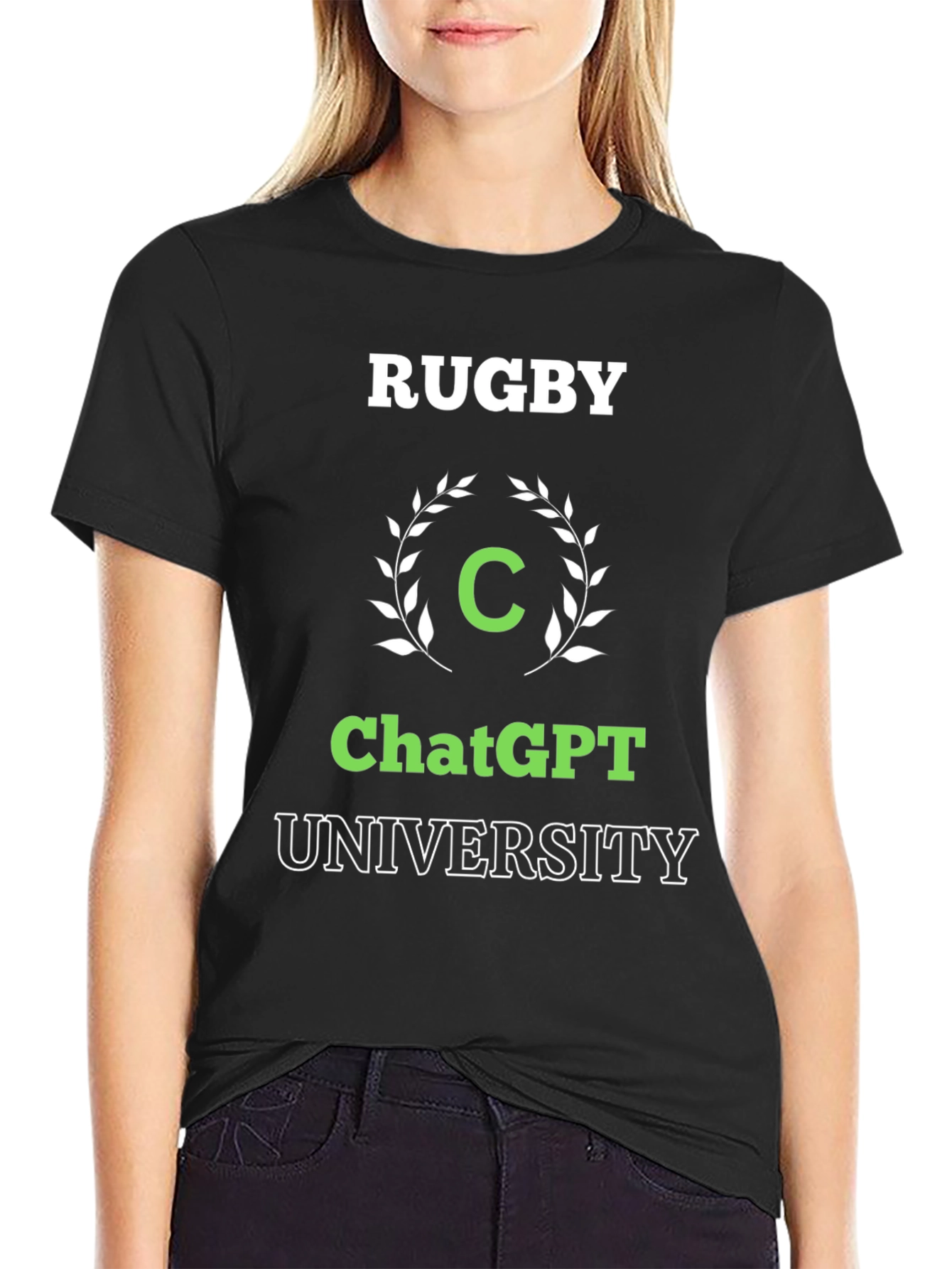 ChatGPT University Rugby T-Shirt