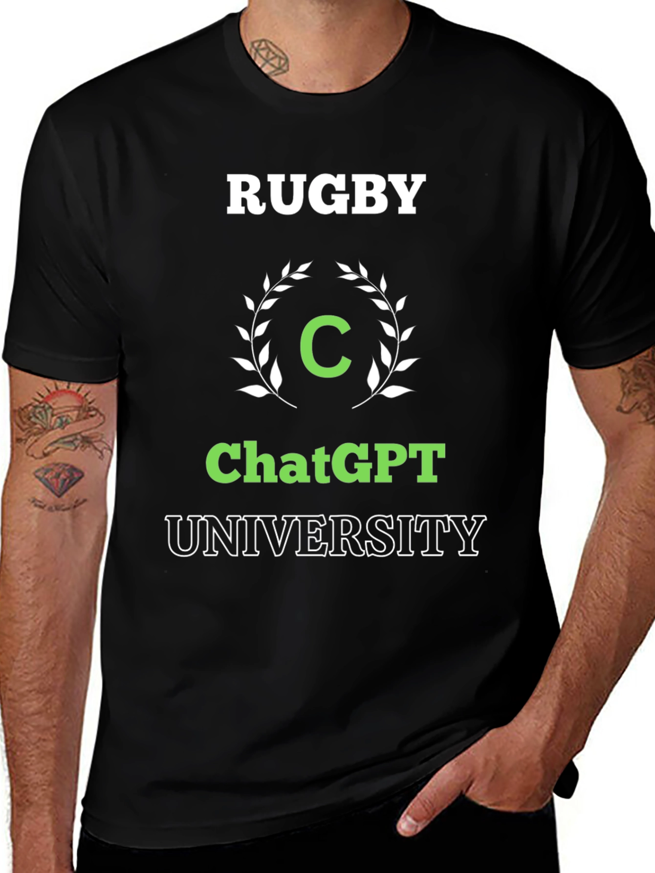 ChatGPT University Rugby T-Shirt